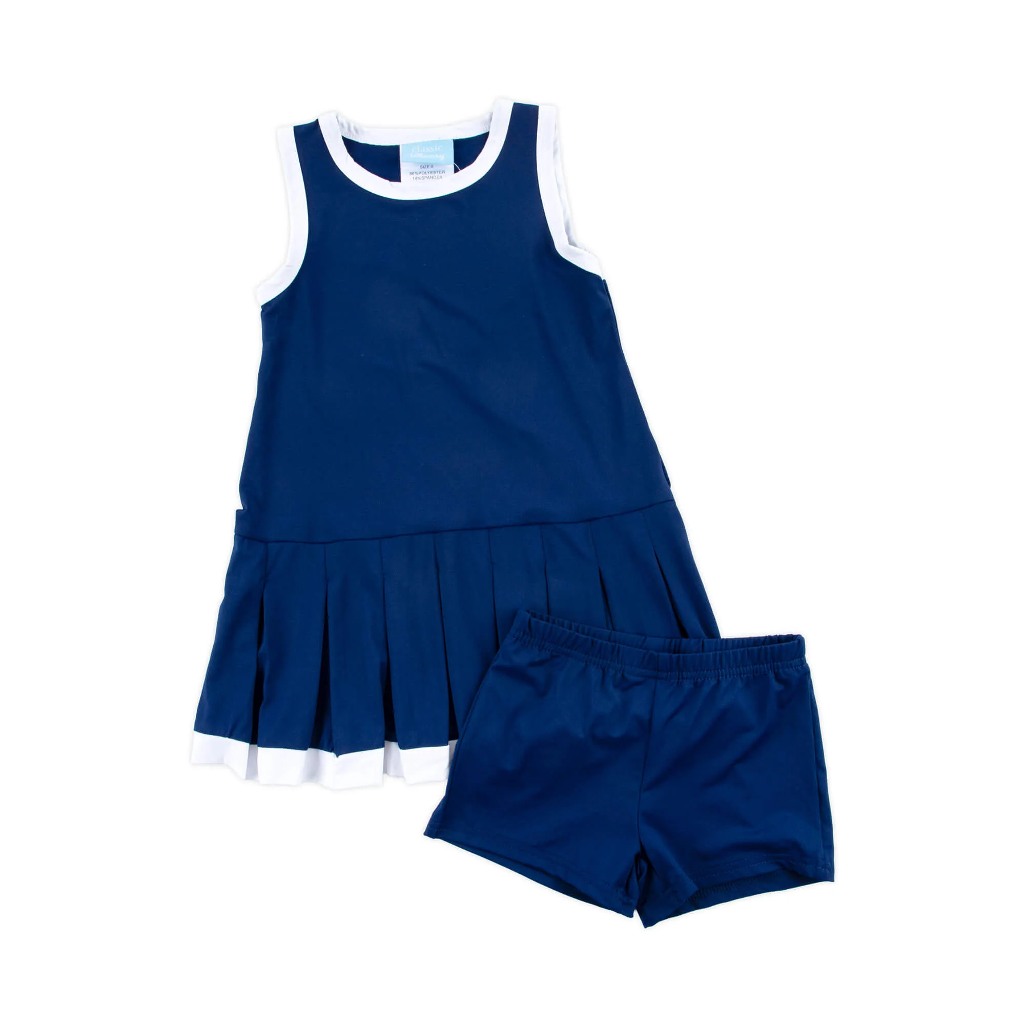 Navy & White Tennis Dress - Image 4