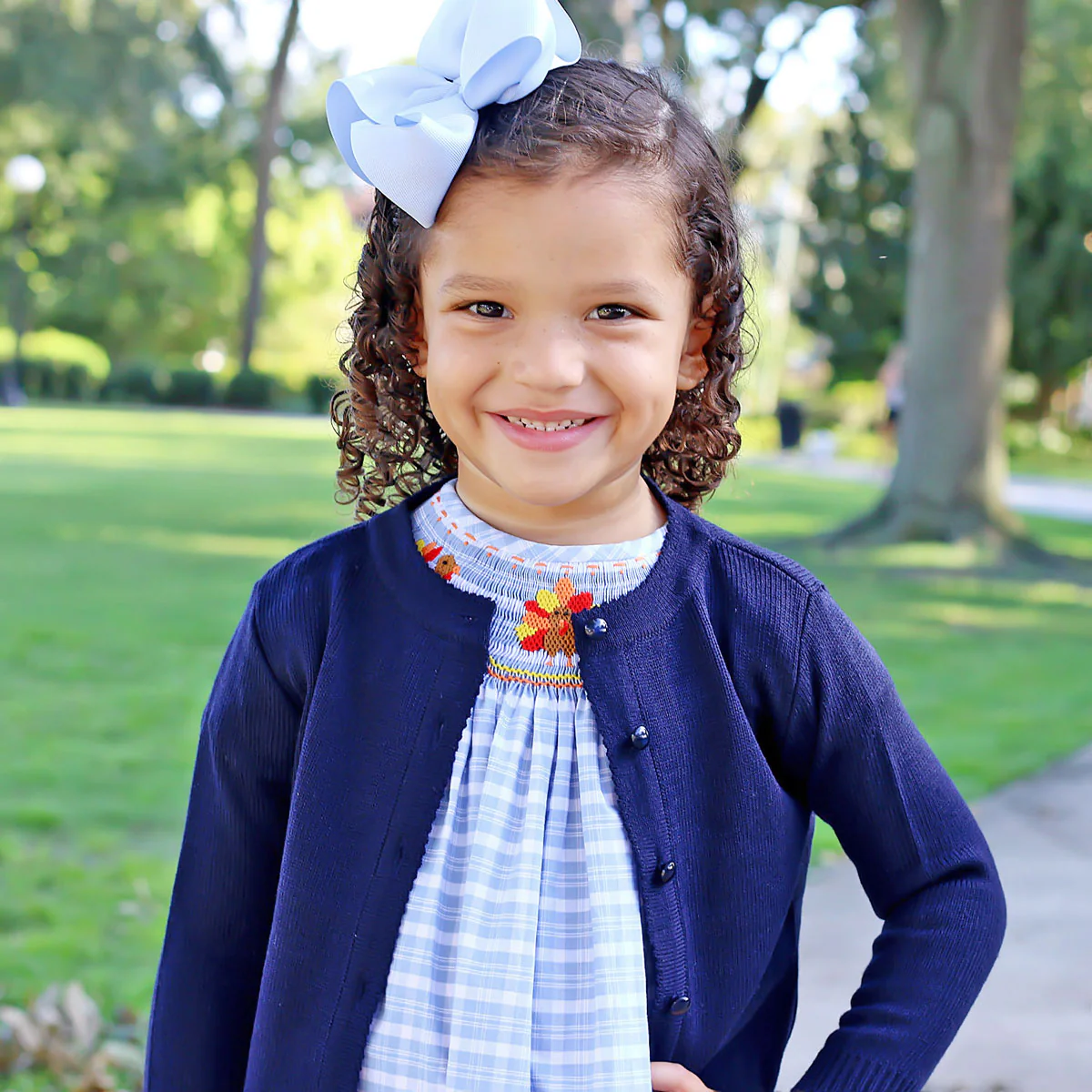 Button Up Sweater Navy - Image 4