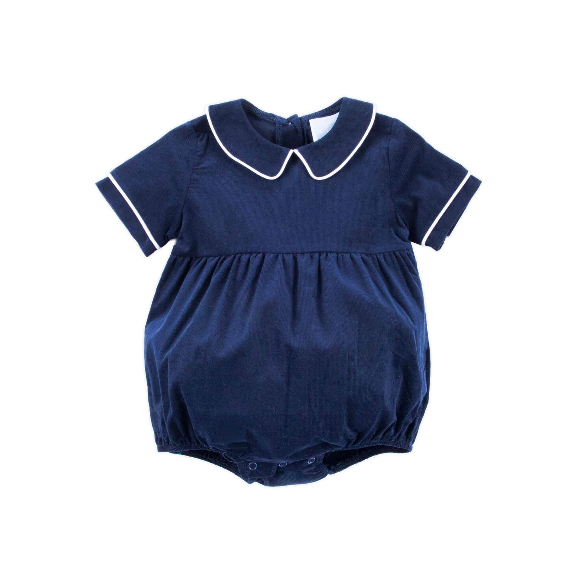 Navy Corduroy Collared Bubble - Image 4
