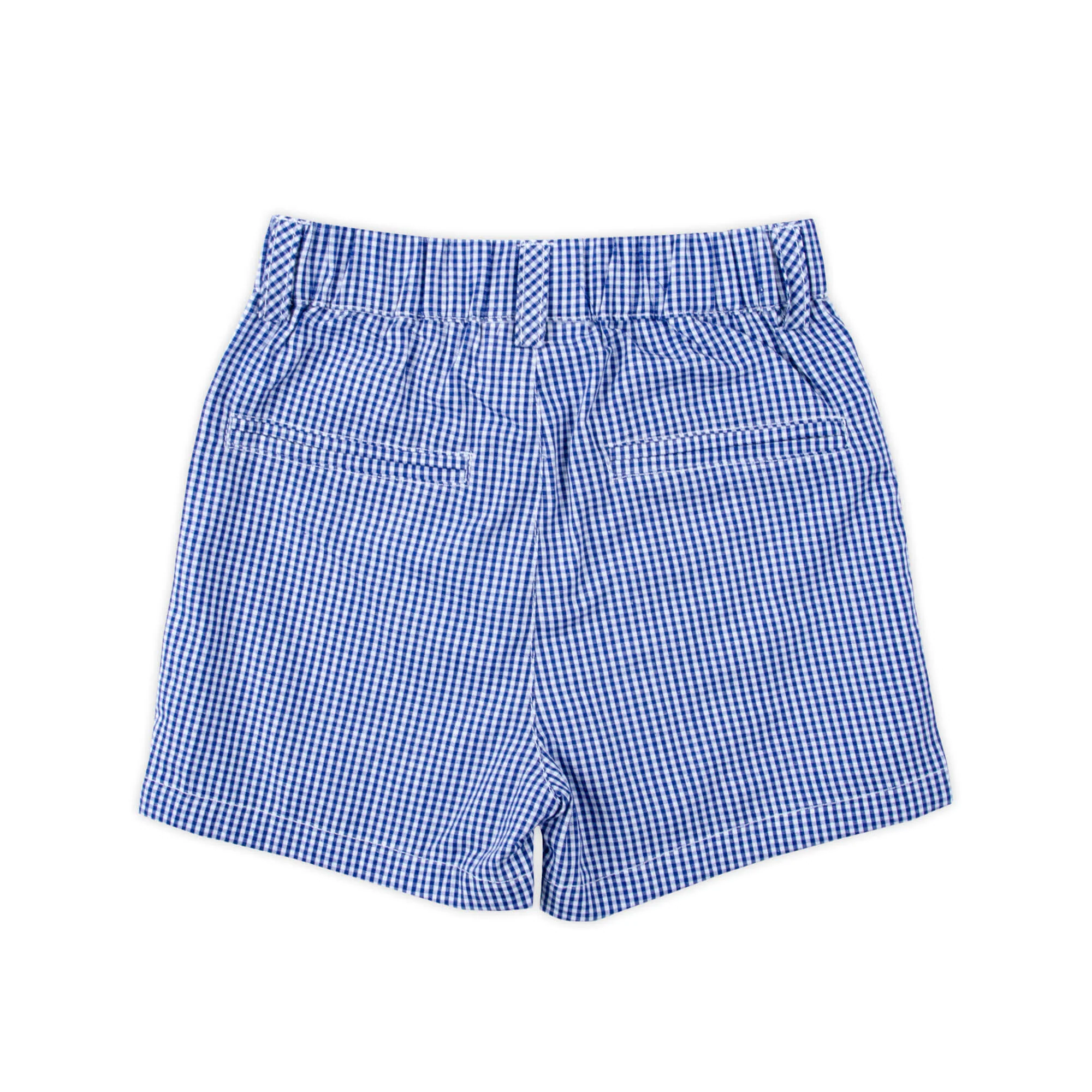 Gingham Standard Shorts Navy - Image 2
