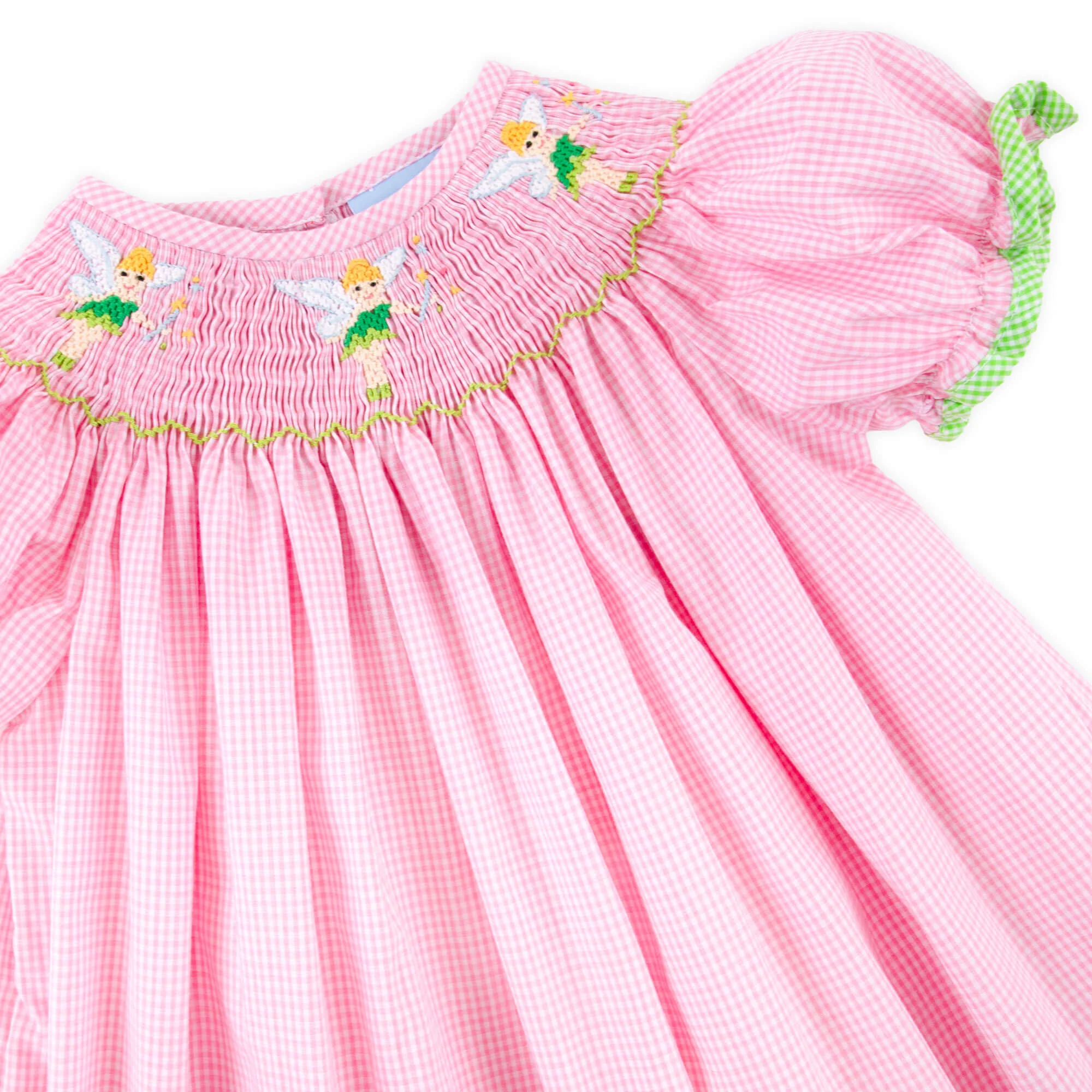 Neverland Fairy Pink Smocked Bishop Dress - Image 2