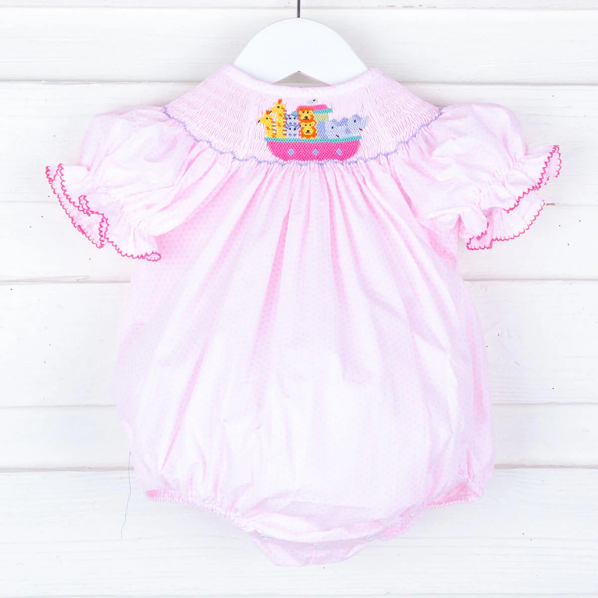 Noah's Ark Smocked Bubble - Image 2