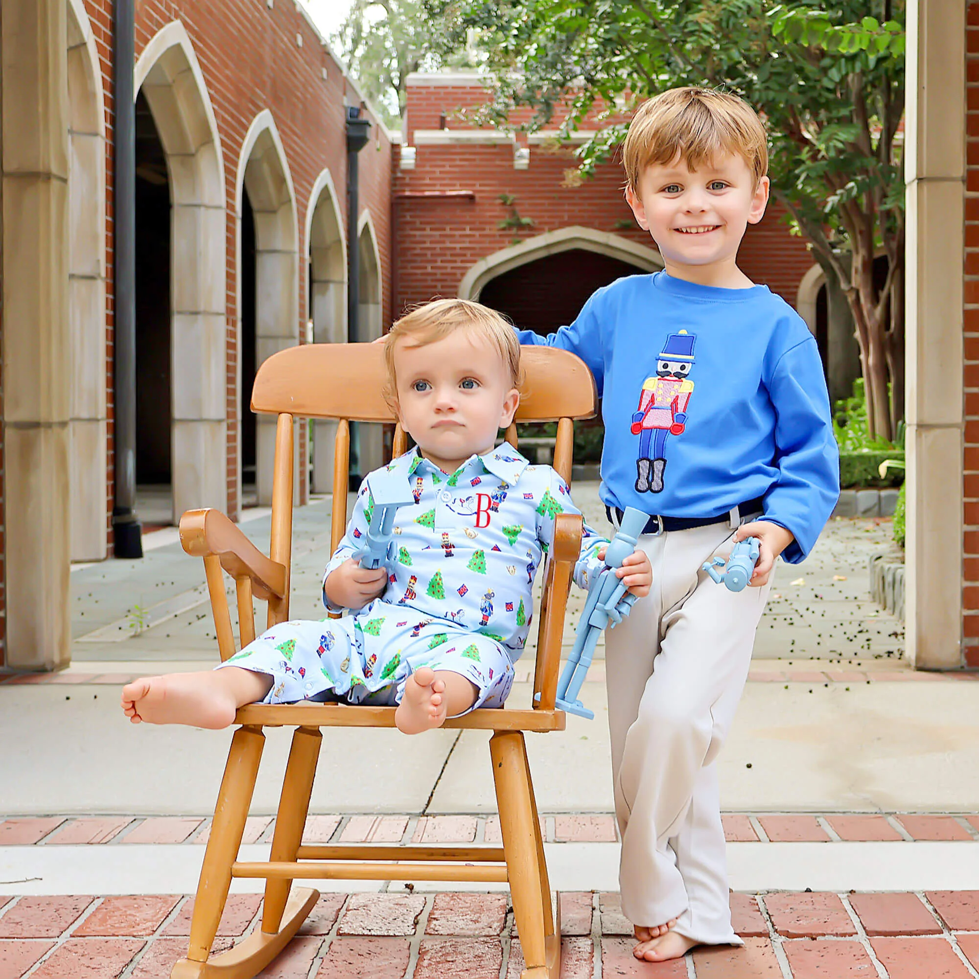 Nutcracker Royal Long Sleeve Shirt - Image 3