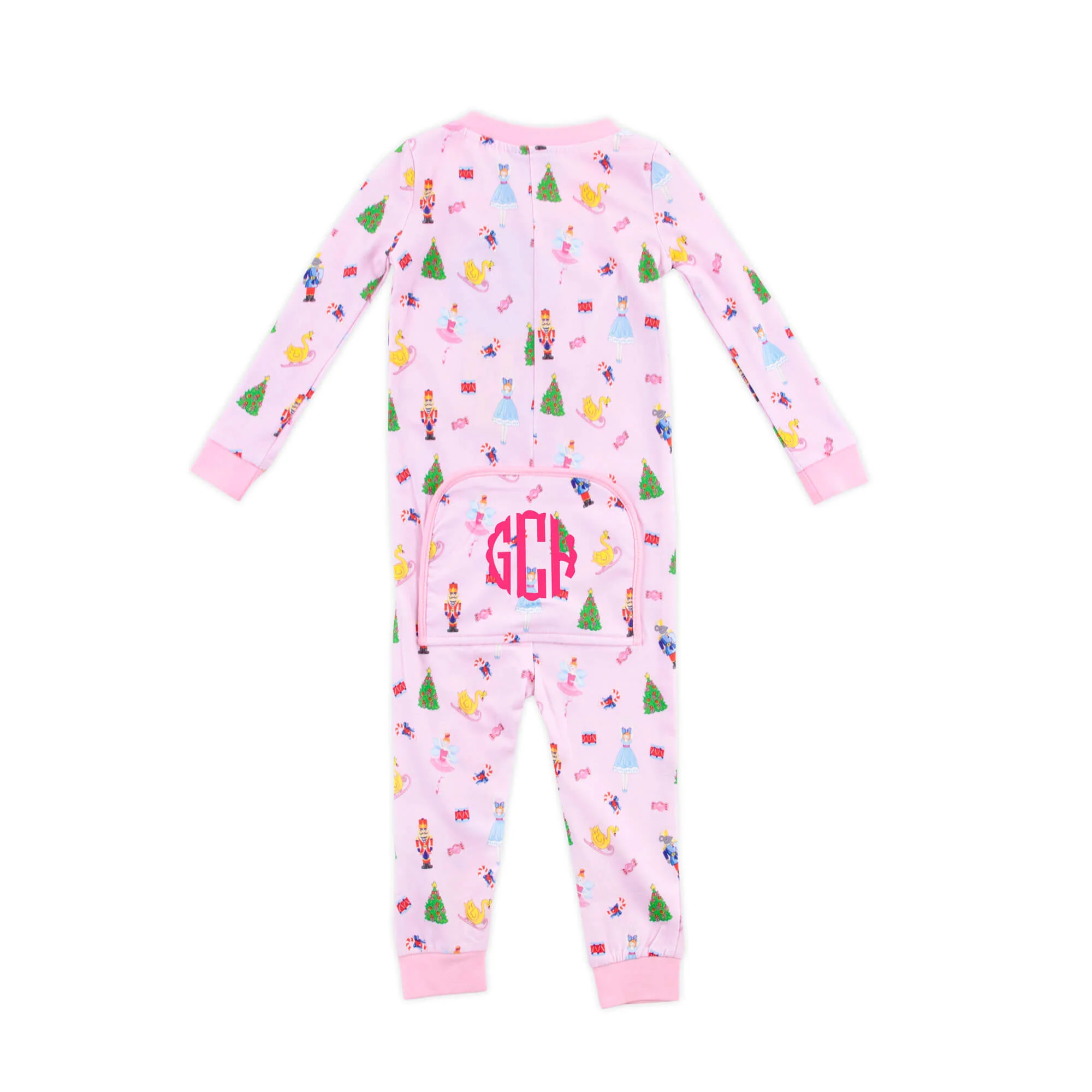 Nutcracker Pink Print Zip Sleeper - Image 4