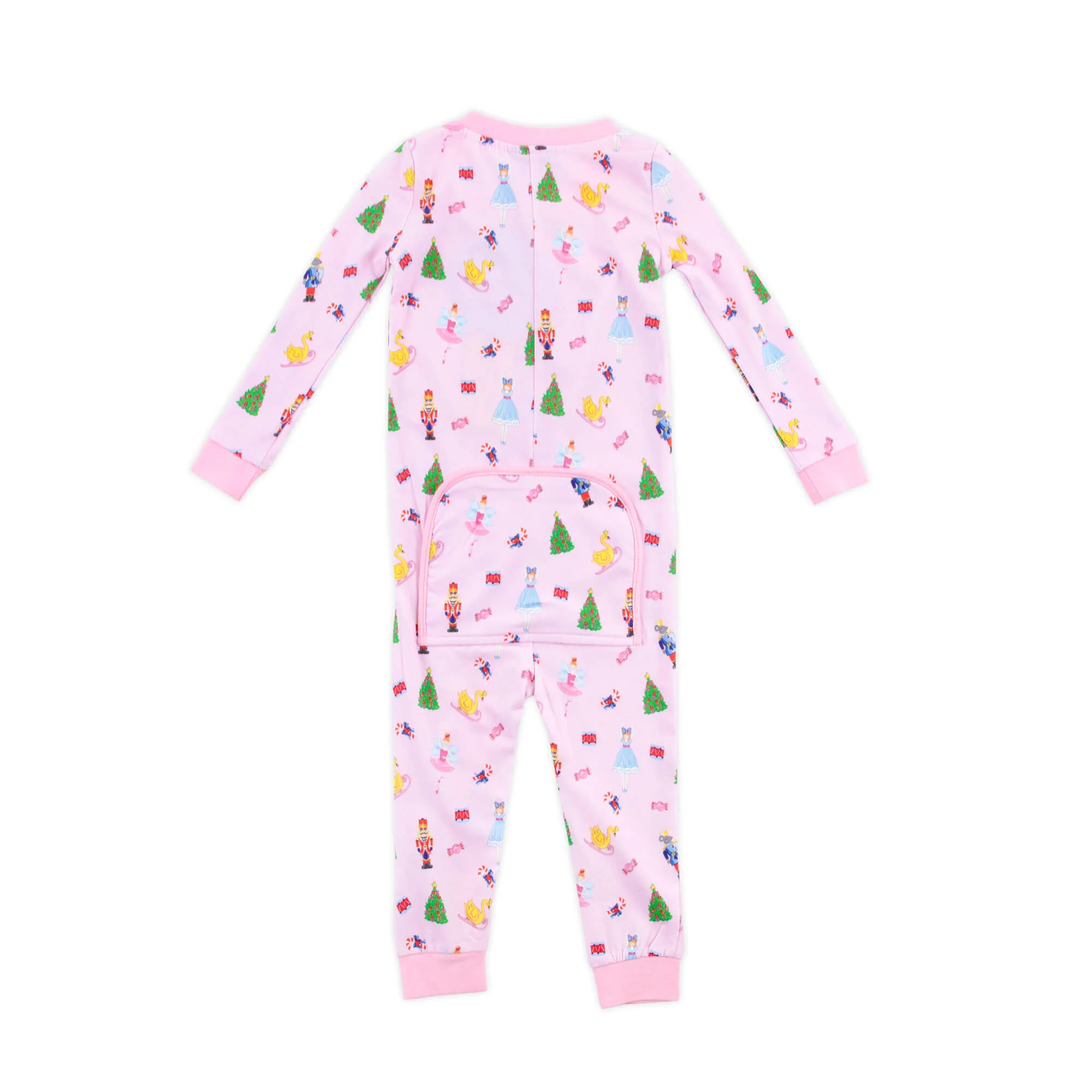 Nutcracker Pink Print Zip Sleeper - Image 6