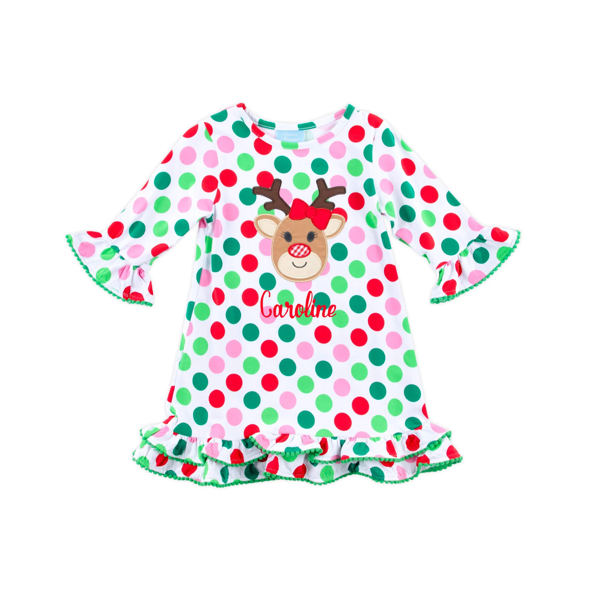 Oh Deer Polka Dot Milly Dress - Image 2