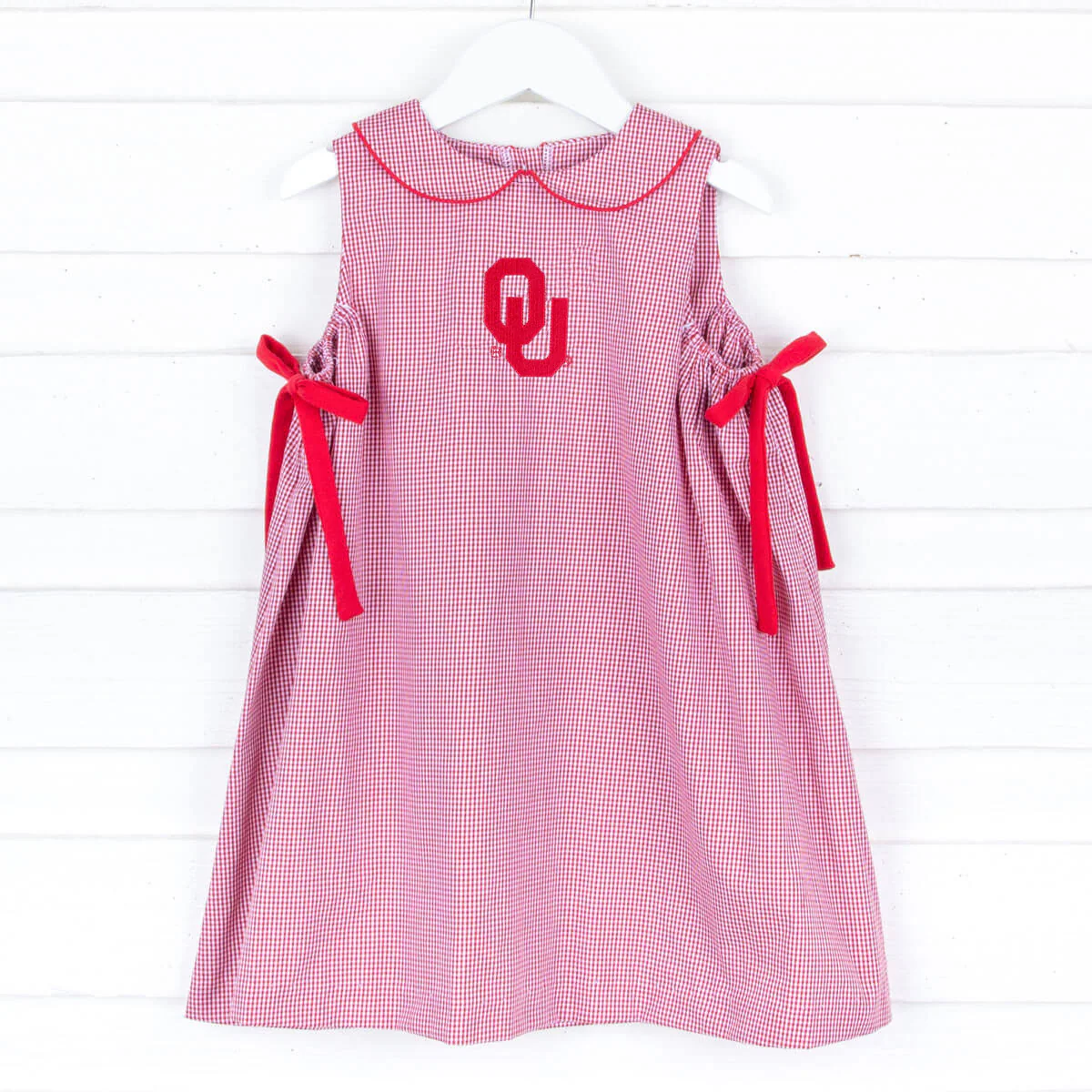 Oklahoma Embroidered Red Dress - Image 2