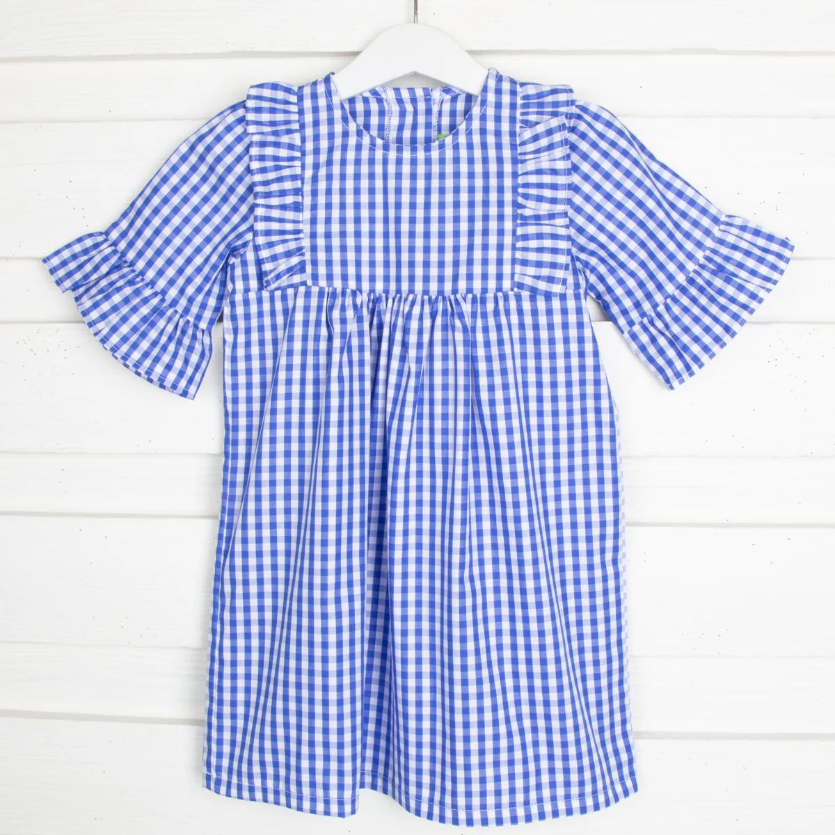 Royal Gingham Olivia Dress - Image 2