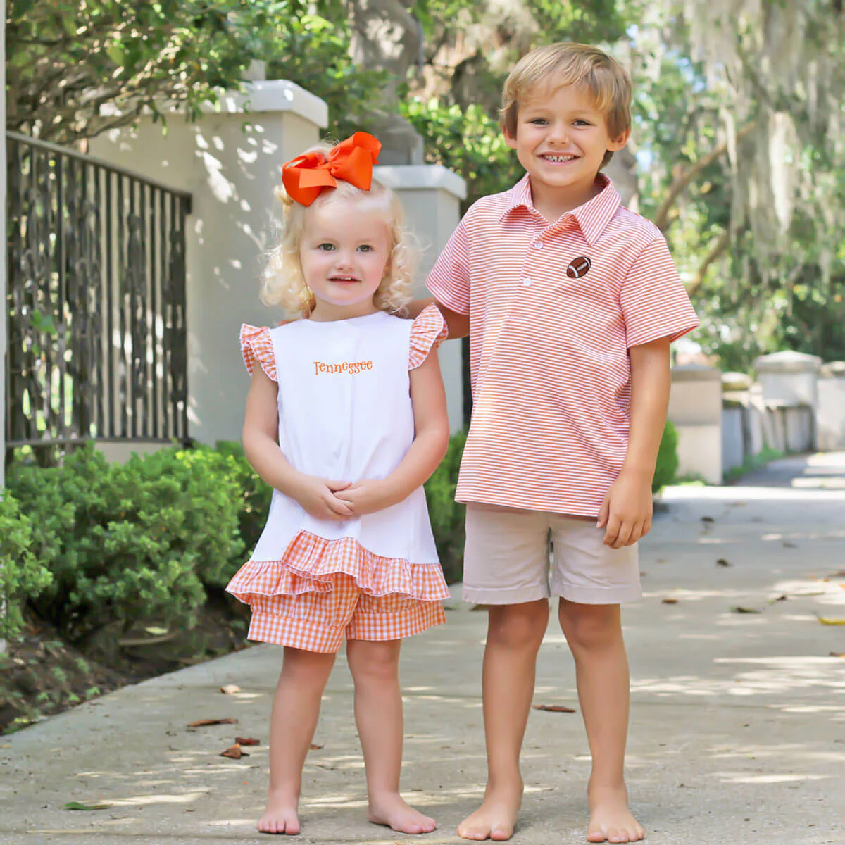 Orange Stripe Polo - Image 3