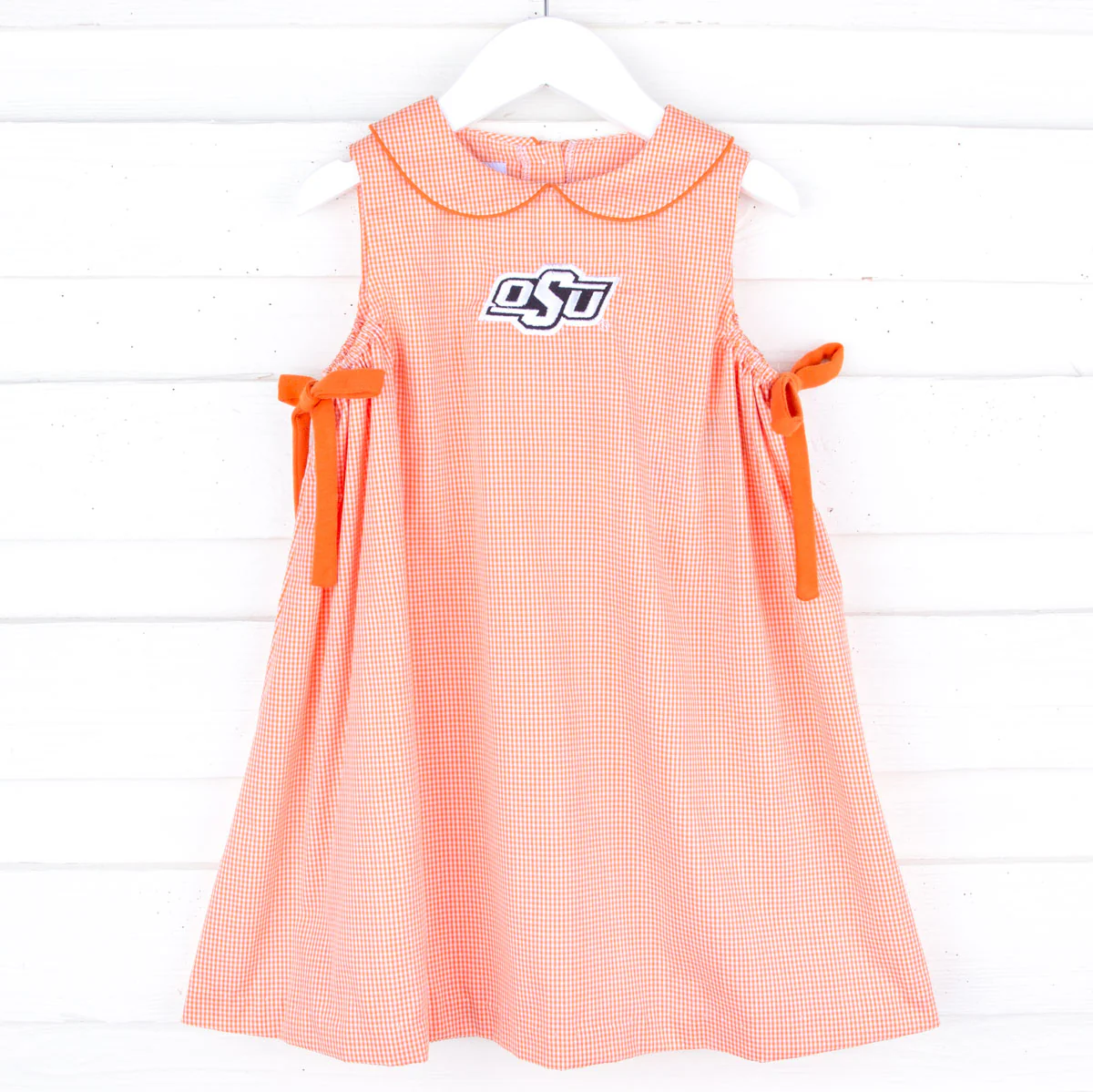 Oklahoma State Embroidered Orange Dress - Image 2