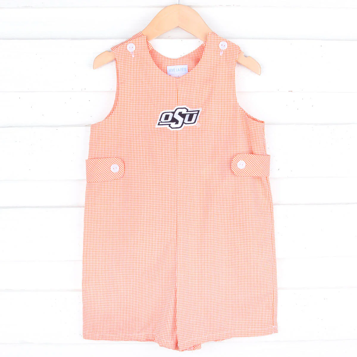 Oklahoma State Embroidered Orange Jon Jon - Image 2