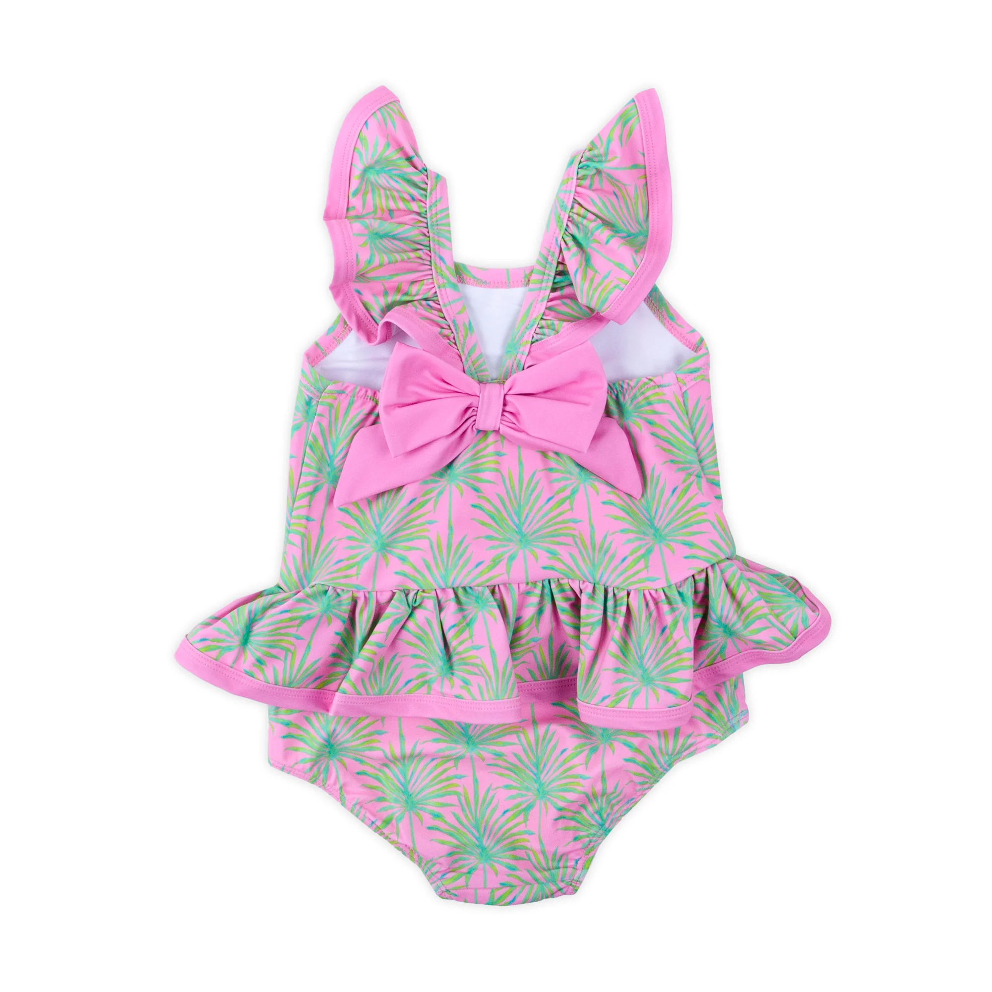 Paradise Palm Pink One Piece Swimsuit - Image 4