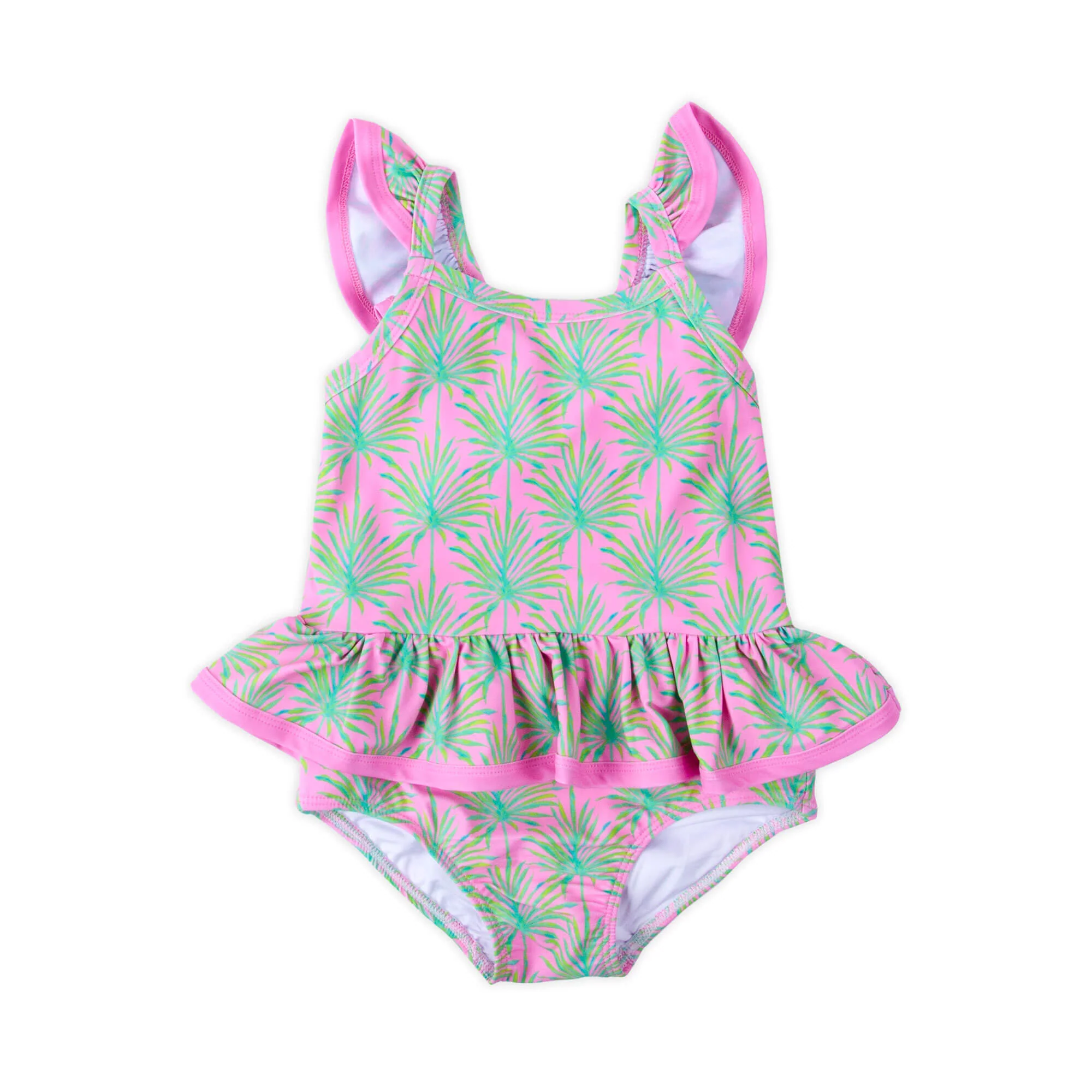 Paradise Palm Pink One Piece Swimsuit - Image 6