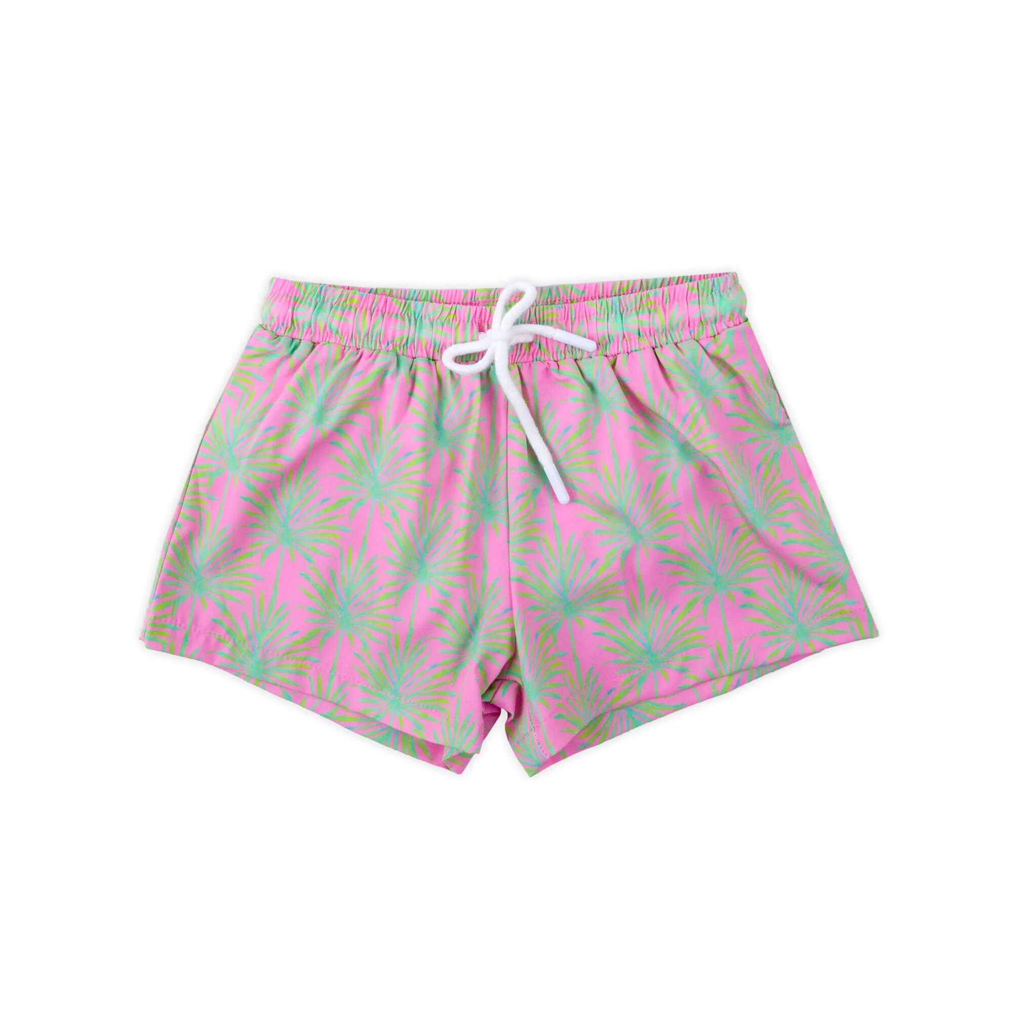 Paradise Palm Pink Swim Trunks - Image 3