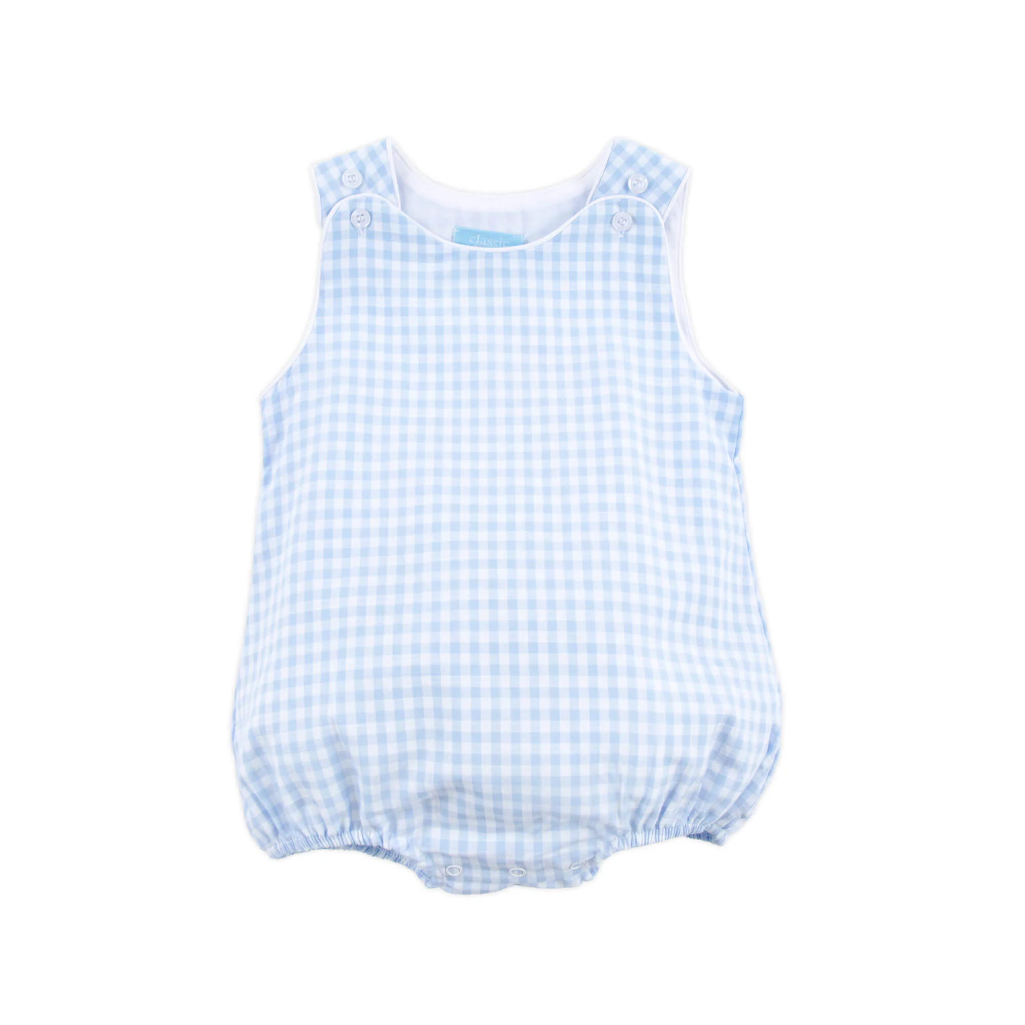 Pastel Blue Gingham Sun Bubble - Image 4