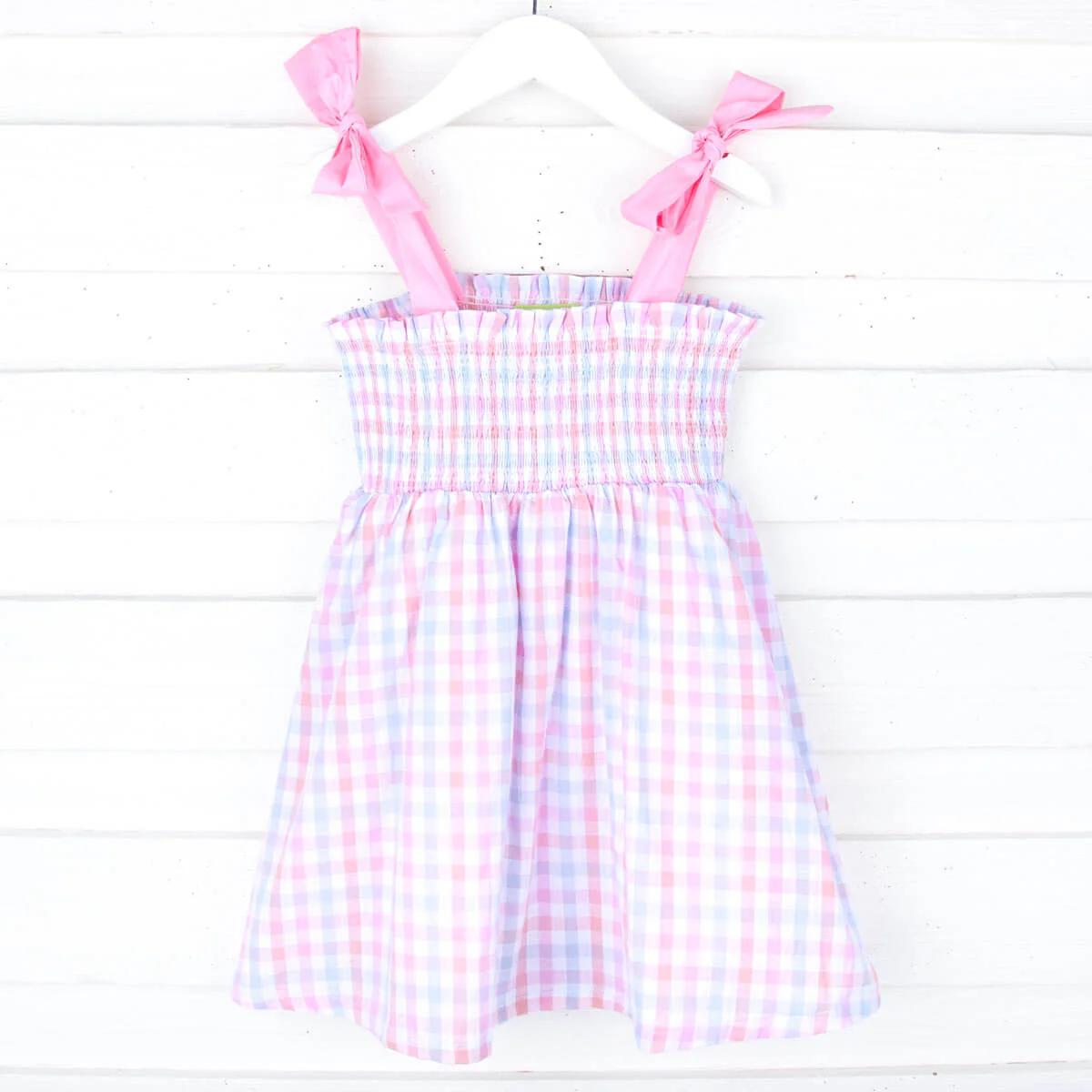Pastel Check Aurora Dress - Image 2