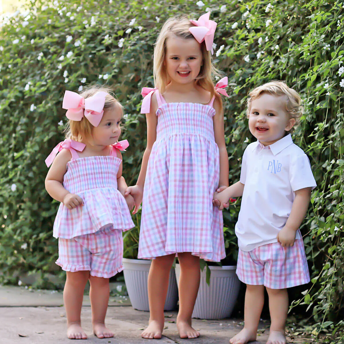 Pastel Check Aurora Short Set - Image 3