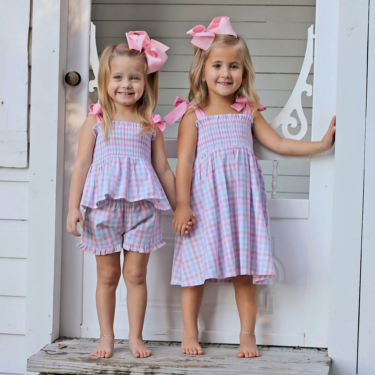 Pastel Check Aurora Short Set - Image 6