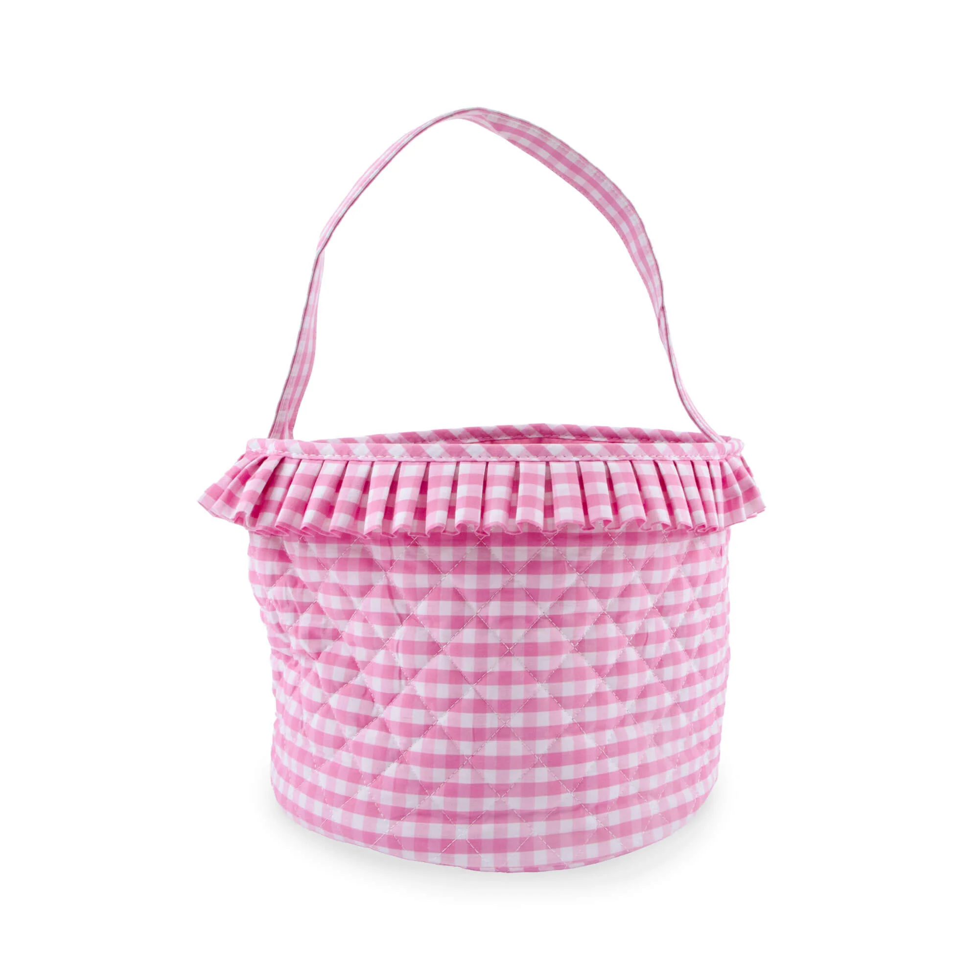 Gingham Quilted Easter Basket - Image 5