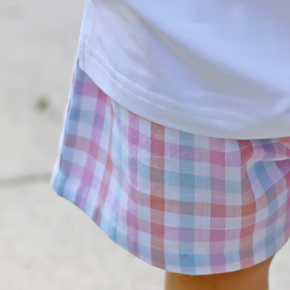 Pastel Check Short Set - Image 2