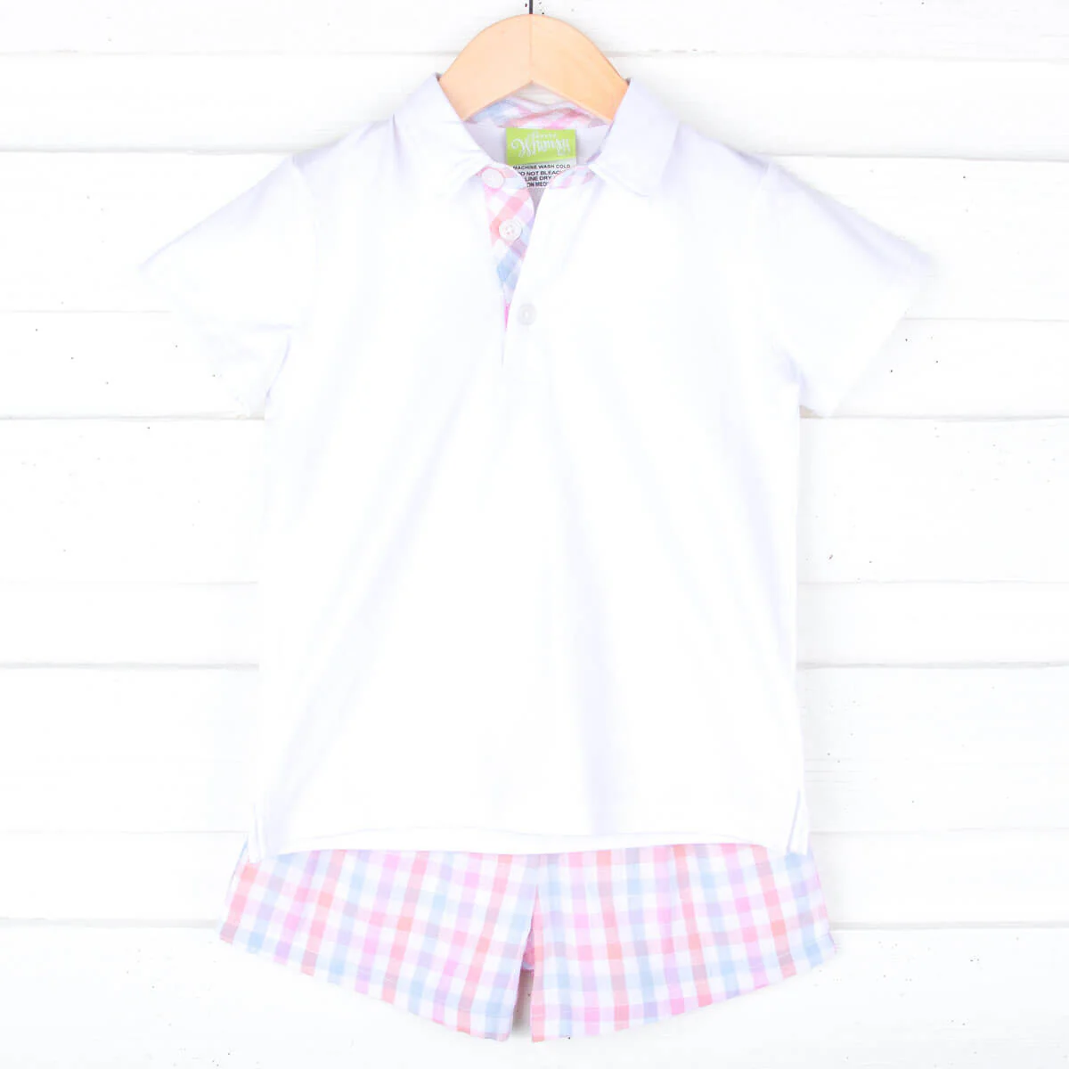 Pastel Check Short Set - Image 6