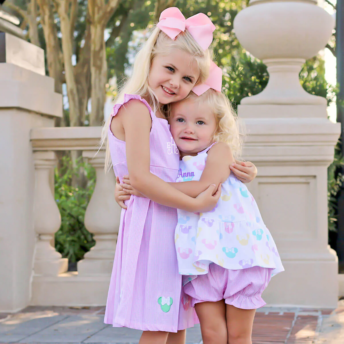 Pastel Mouse Ears Pink Gingham Chloe Dress - Image 7