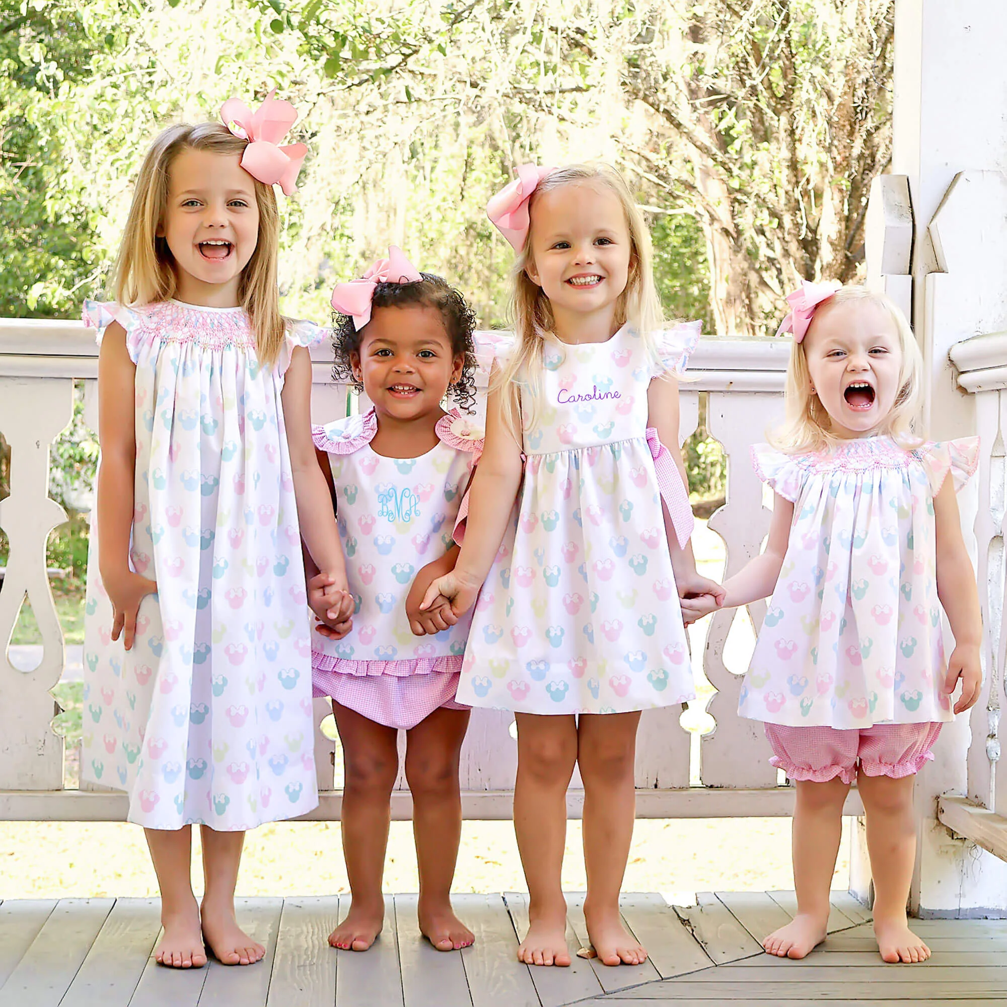 Pastel Mouse Ears Smocked Dress - Image 8