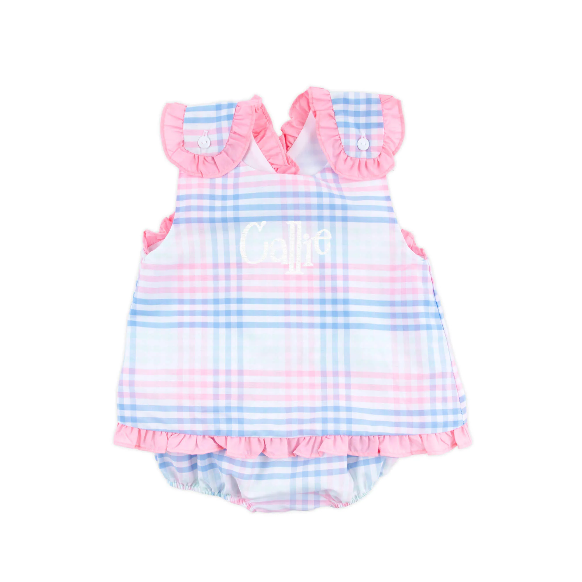 Pastel Plaid Popover Set - Image 3
