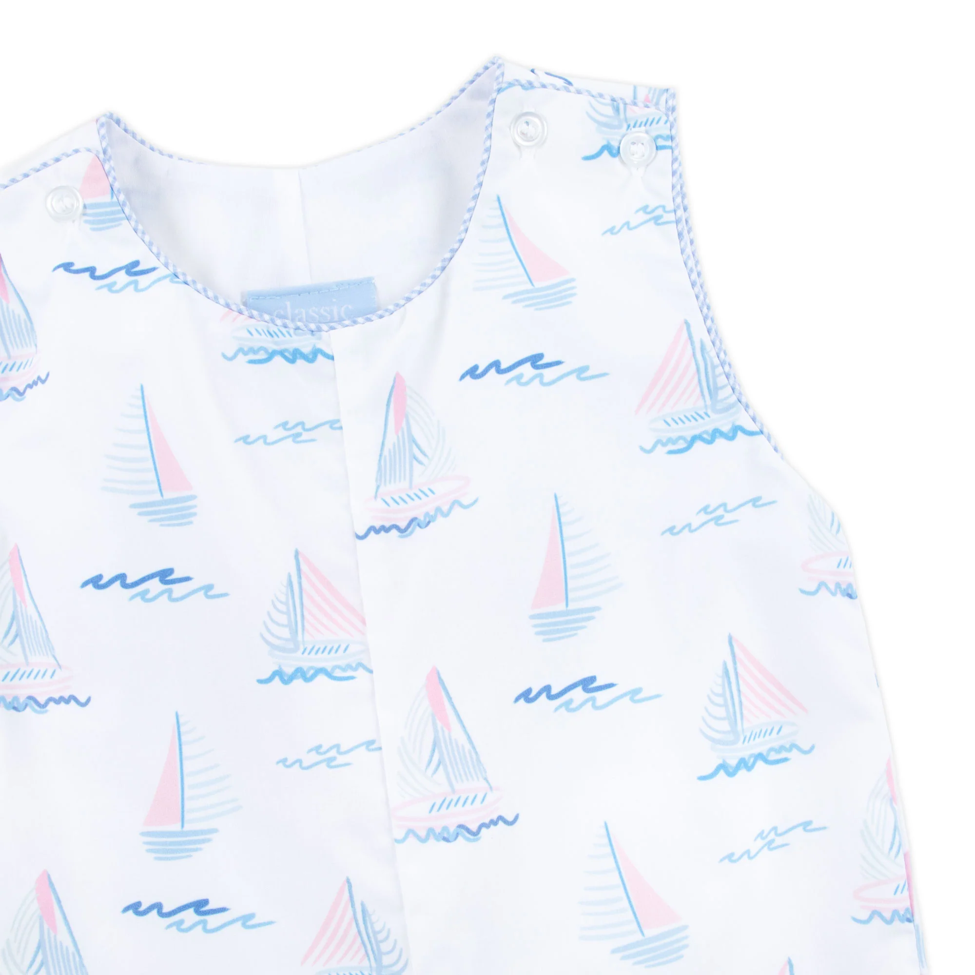 Pastel Sailboat Blue Jon Jon - Image 2