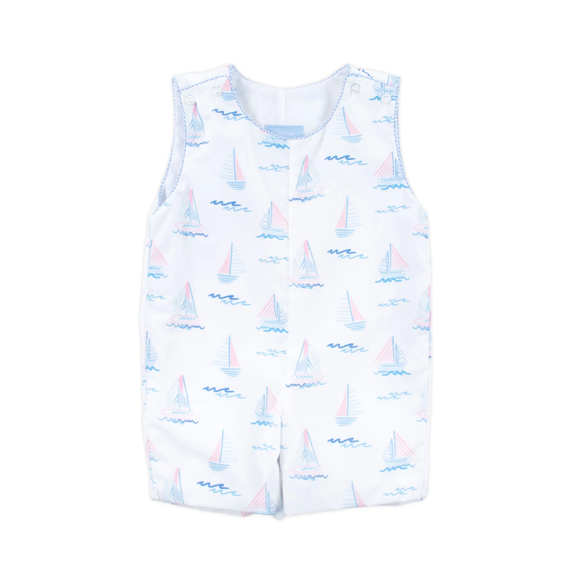 Pastel Sailboat Blue Jon Jon - Image 3