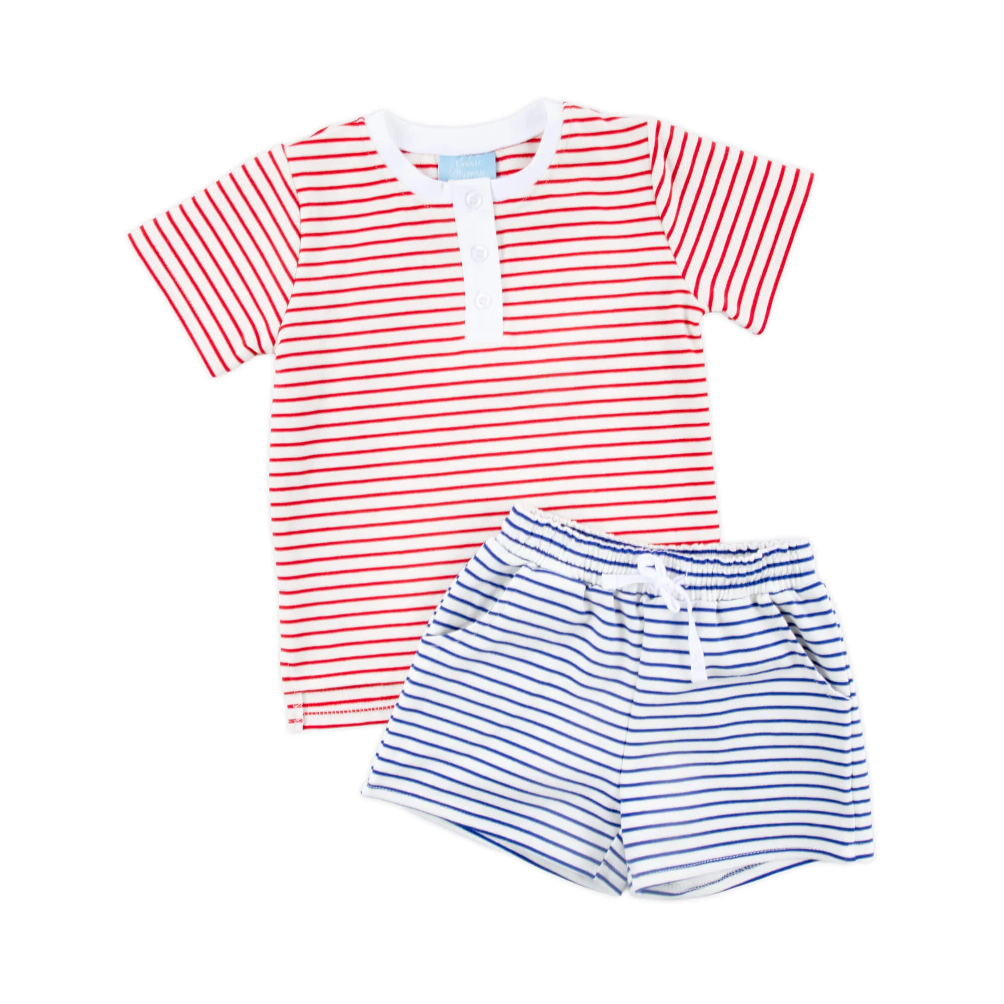Patriotic Colorblock Short Set - Image 4