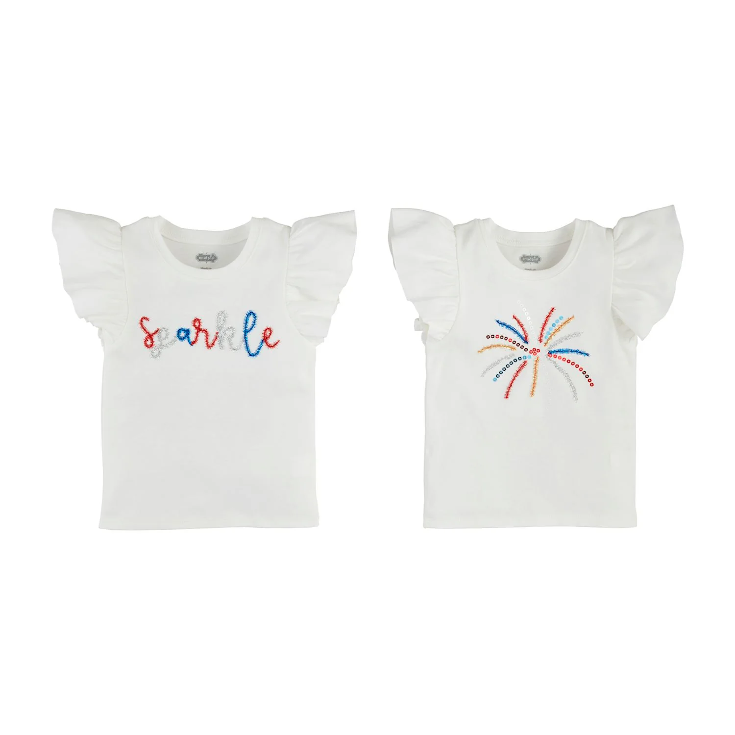 Patriotic Flutter Sleeve Knit Shirt - Image 2