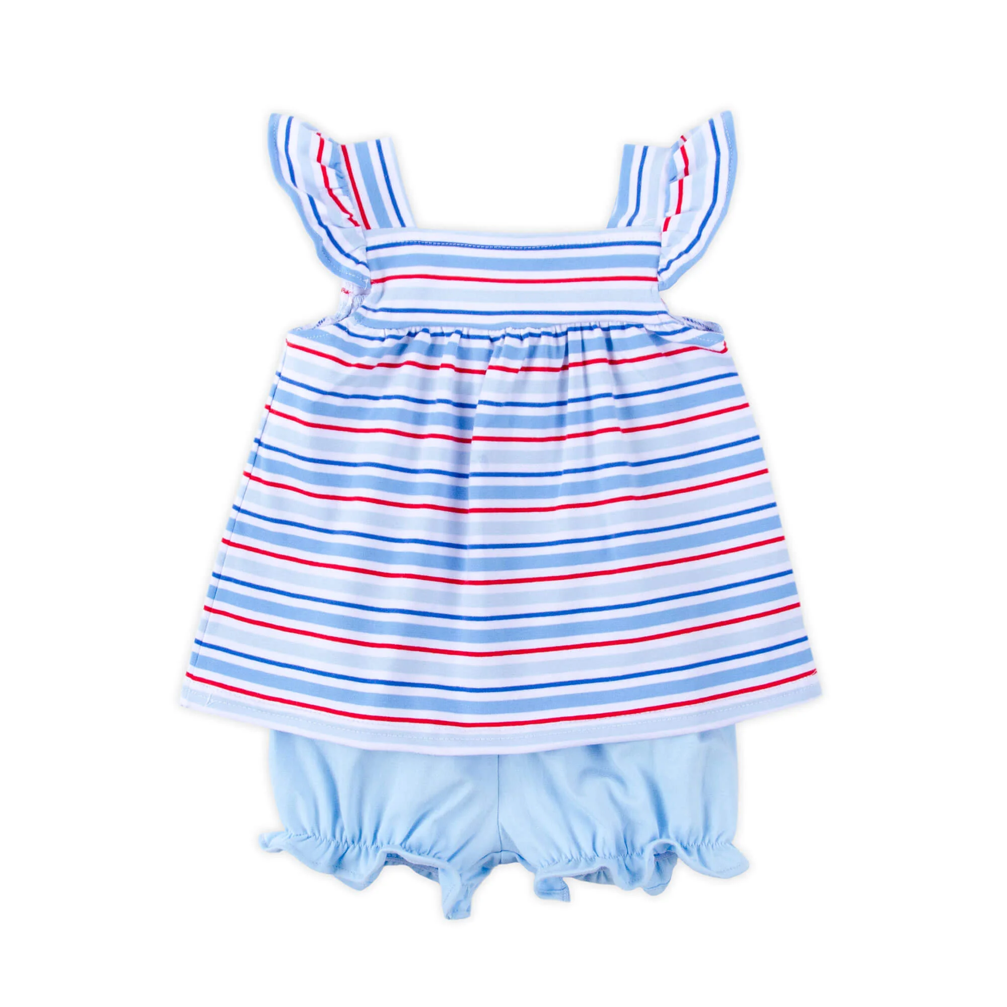 Patriotic Play Red & Blue Stripe Amy Bloomer Set - Image 2
