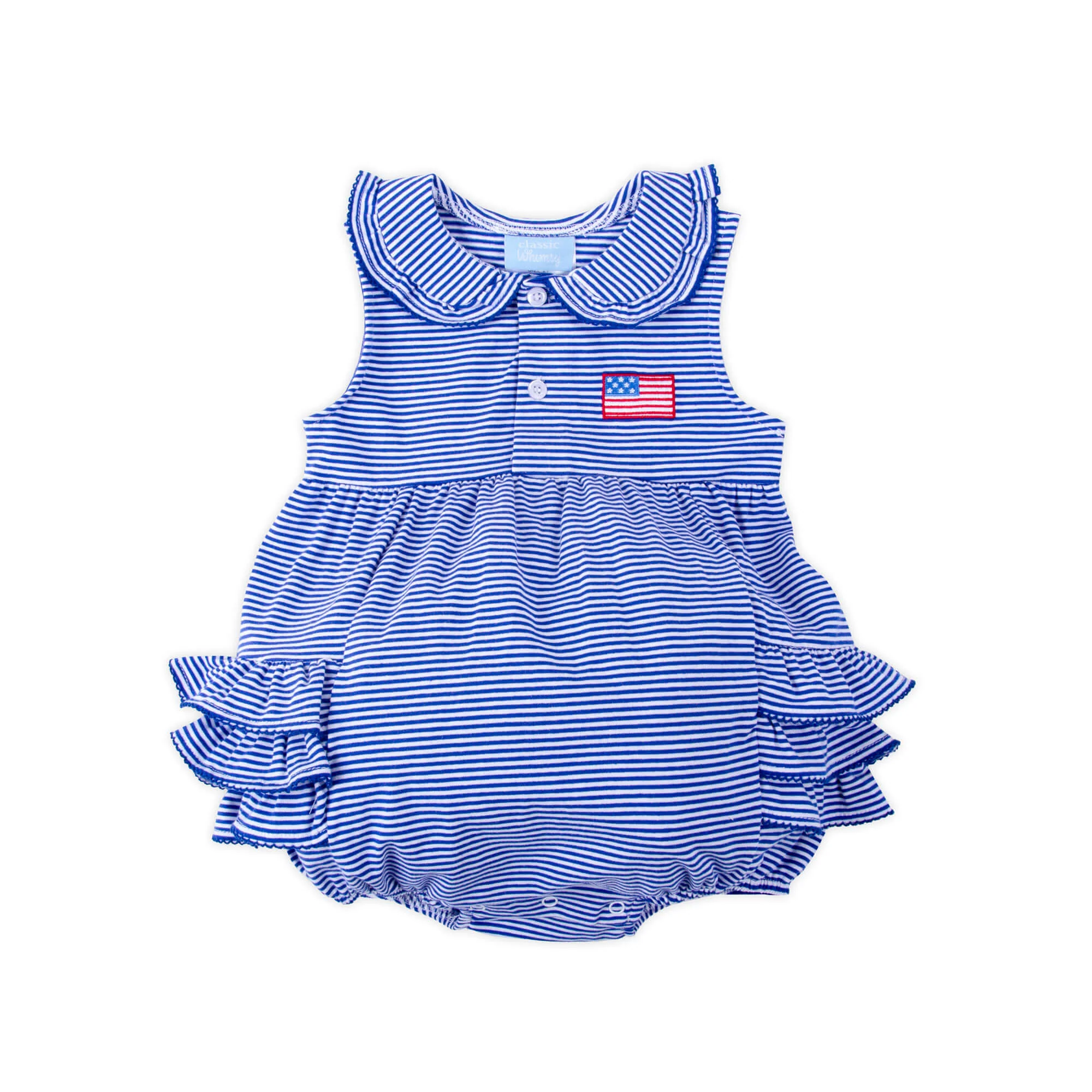 Patriotic Spirit Blue Stripe Ruth Bubble - Image 3