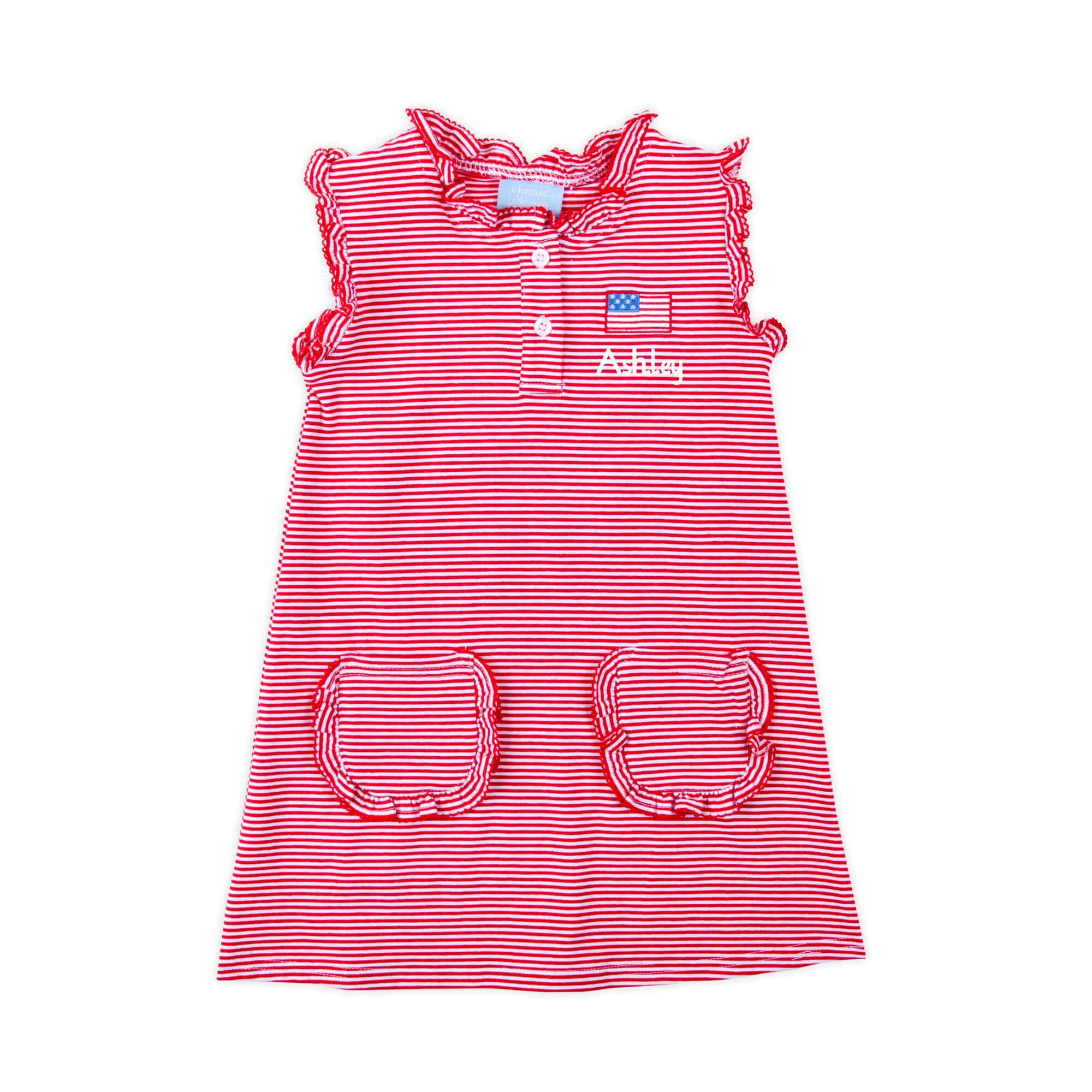 Patriotic Spirit Red Stripe Nicole Dress - Image 2