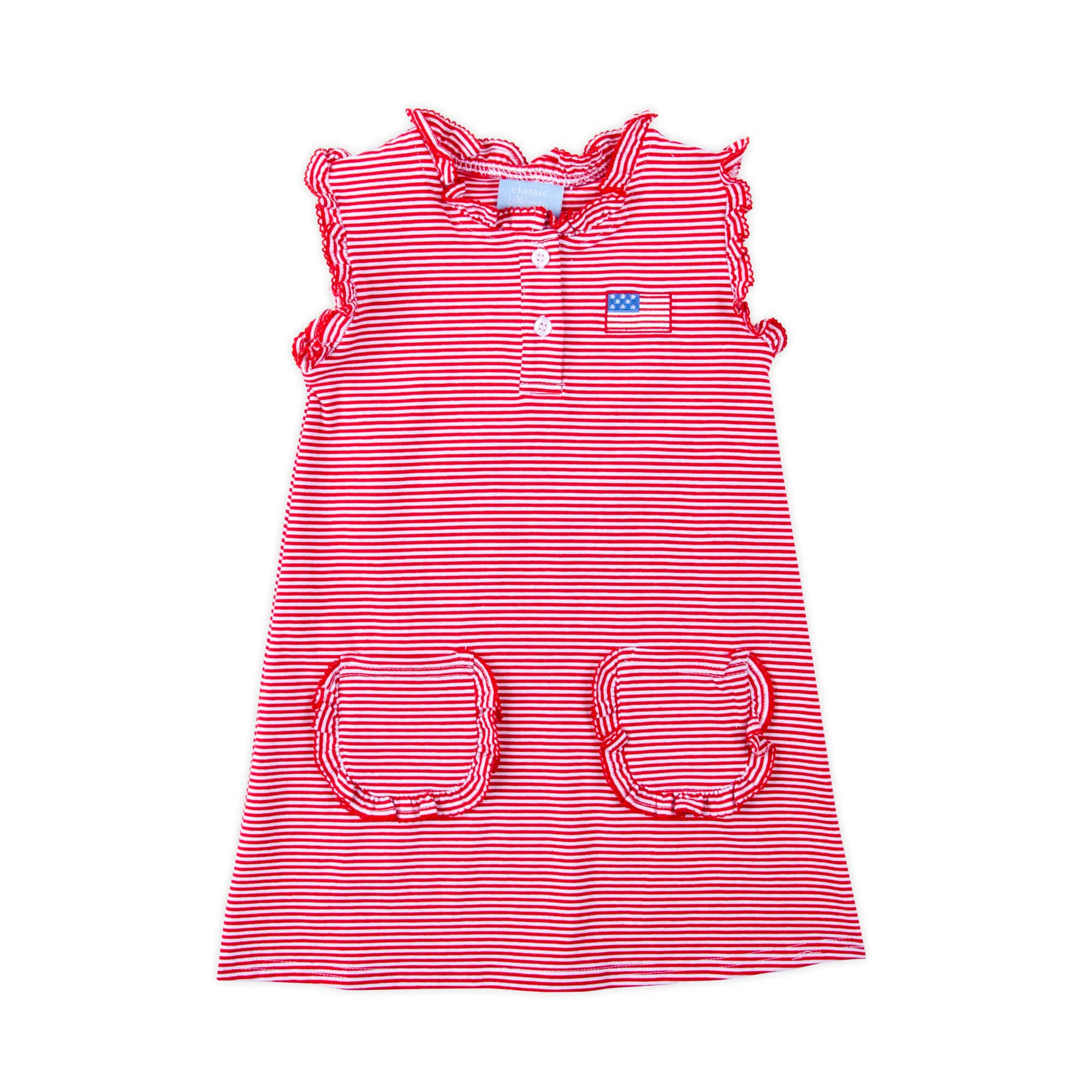 Patriotic Spirit Red Stripe Nicole Dress - Image 4