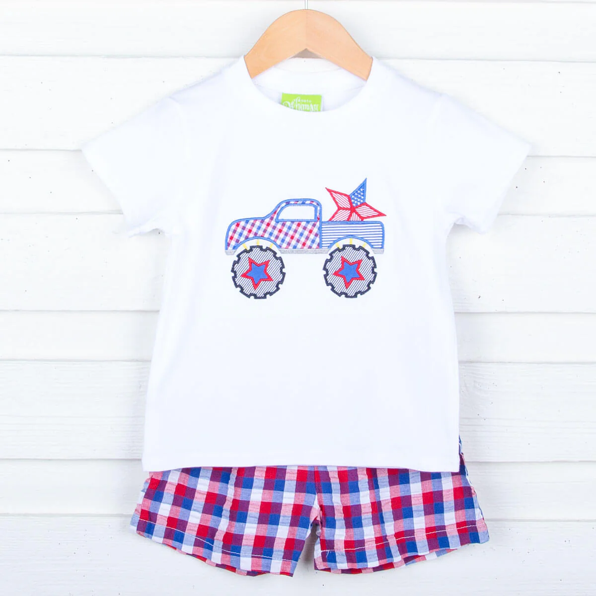 Patriotic Truck Short Set - Image 2