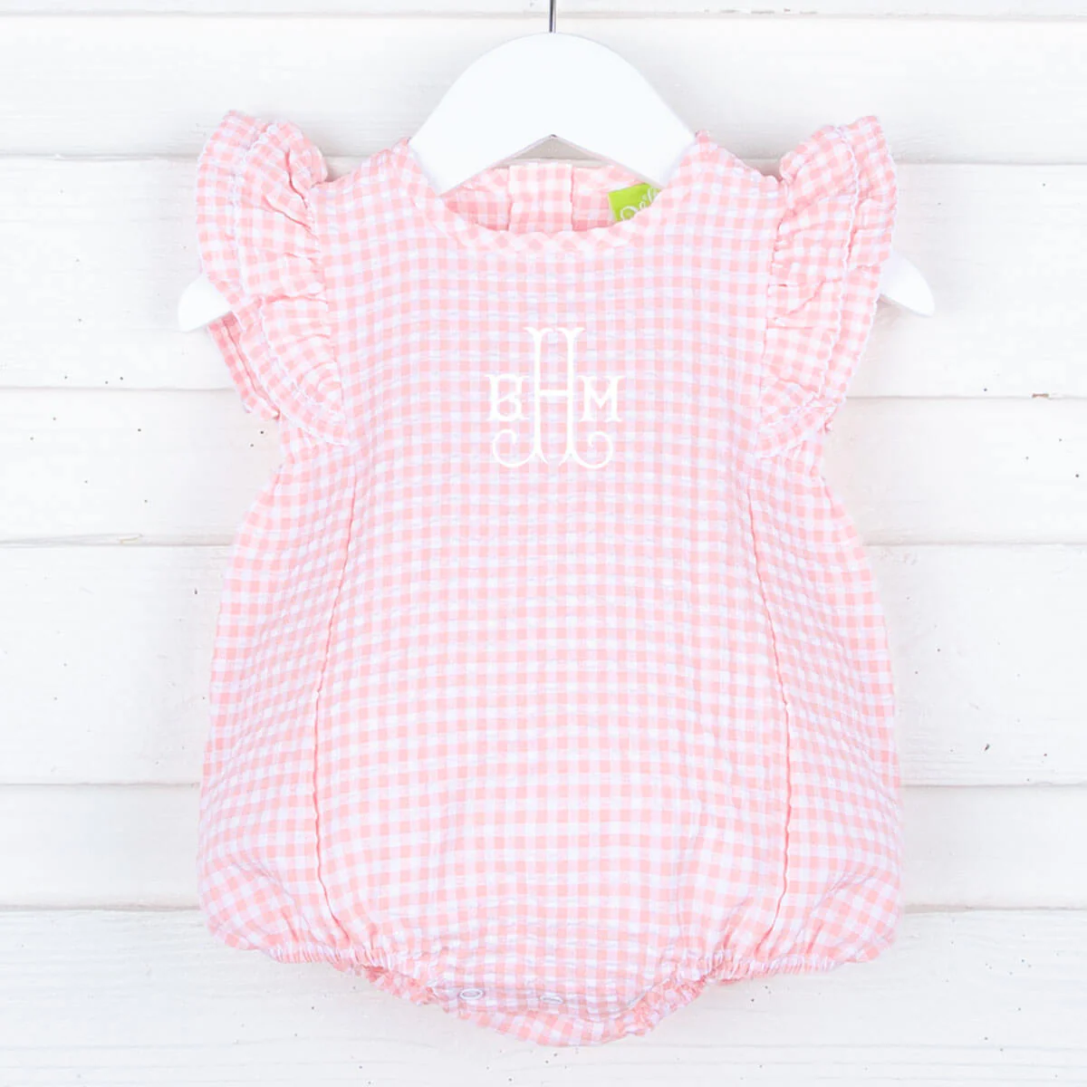 Peach Gingham Waterfall Bubble - Image 3