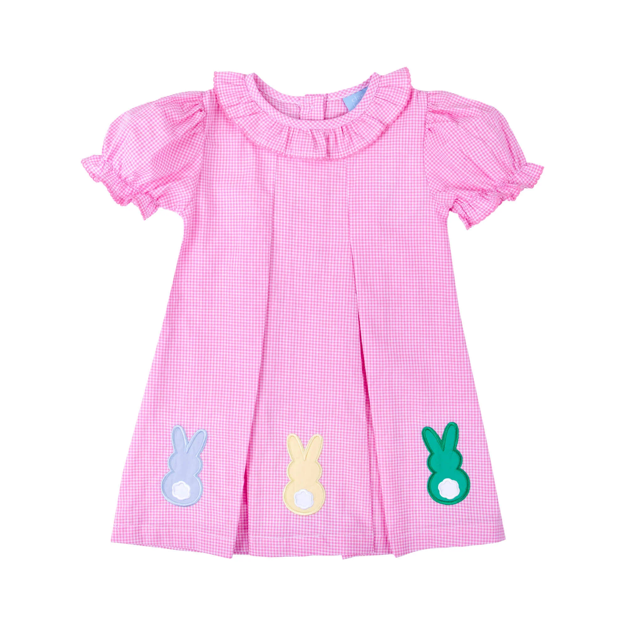 Peeps Pink Gingham Chloe Dress - Image 4