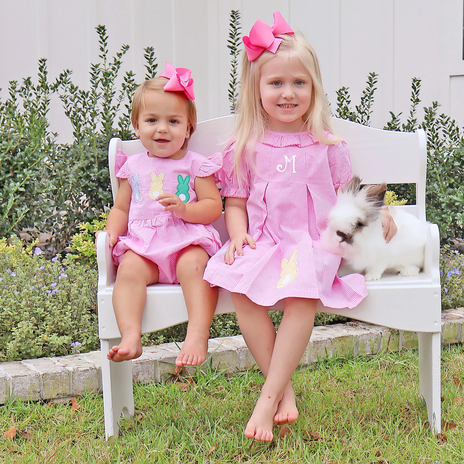 Peeps Pink Gingham Chloe Dress - Image 5