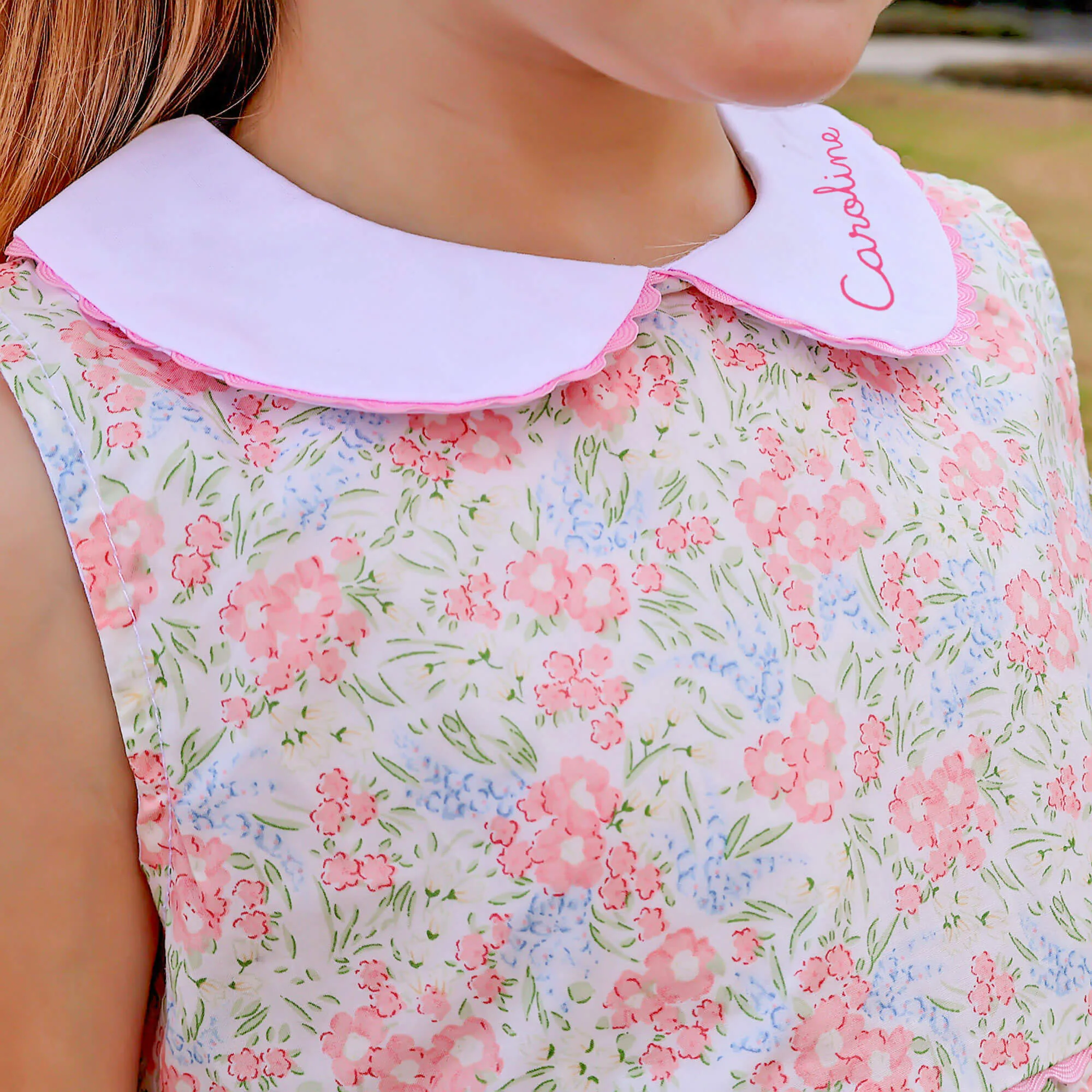 Vintage Garden Pink Floral Heidi Dress - Image 3