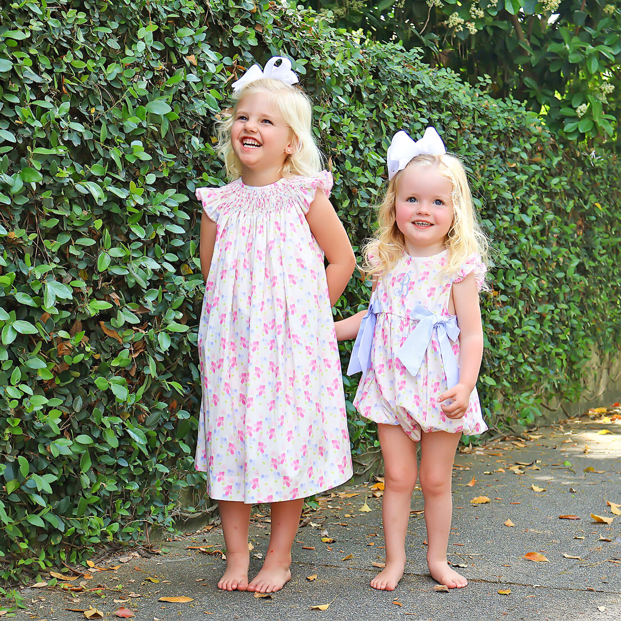 Petal Paradise Smocked Angel Sleeve Dress - Image 5