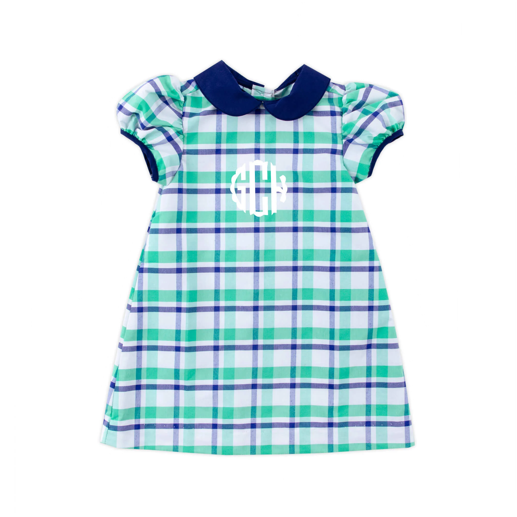 Denver Green Plaid Sally Dress - Image 2