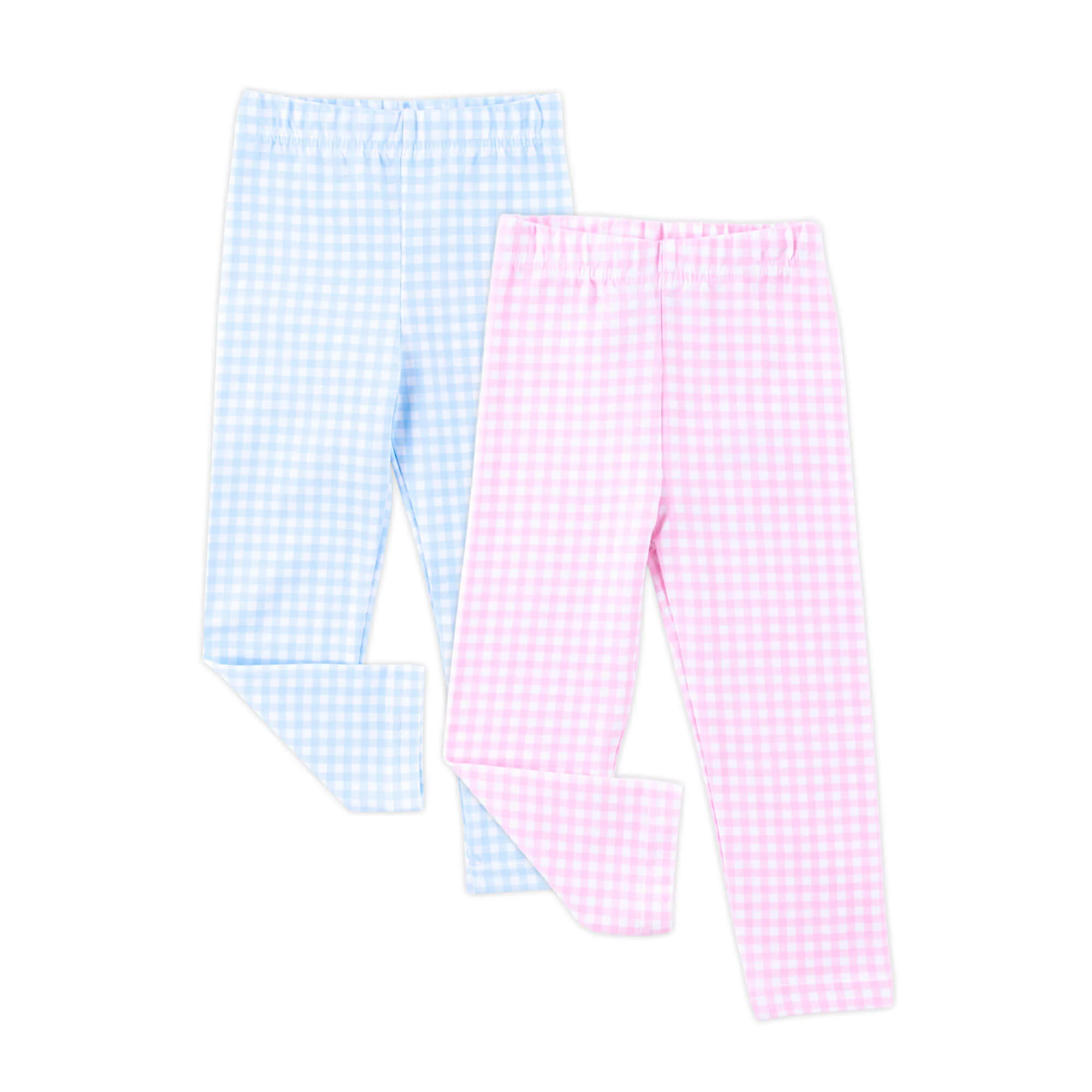 Pink & Blue Gingham Pants - Image 2