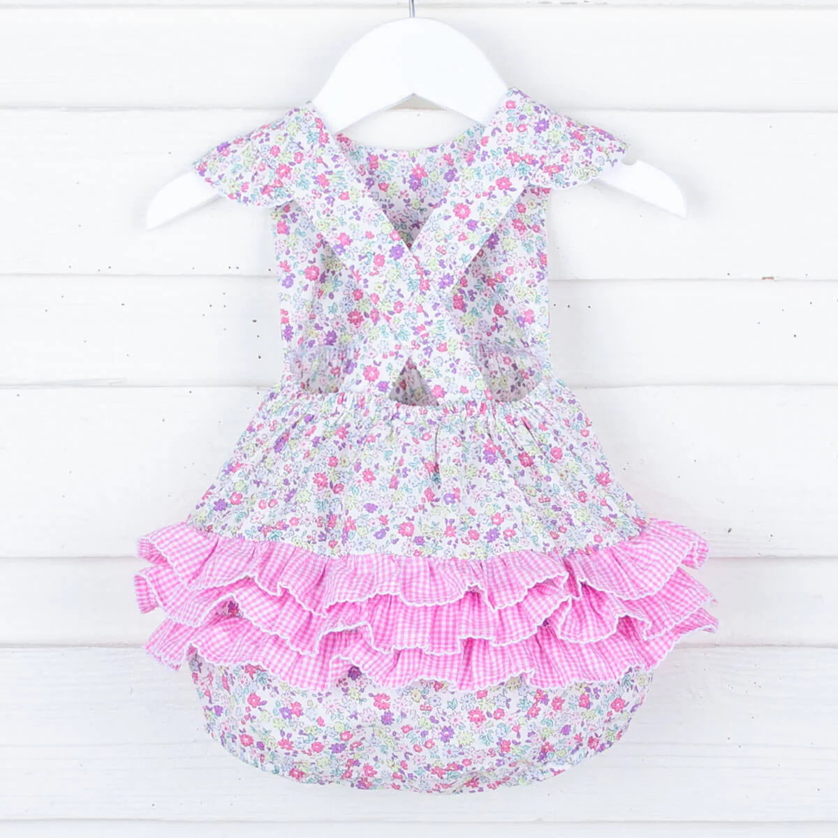 Spring Garden Floral Ruffle Bubble - Image 2