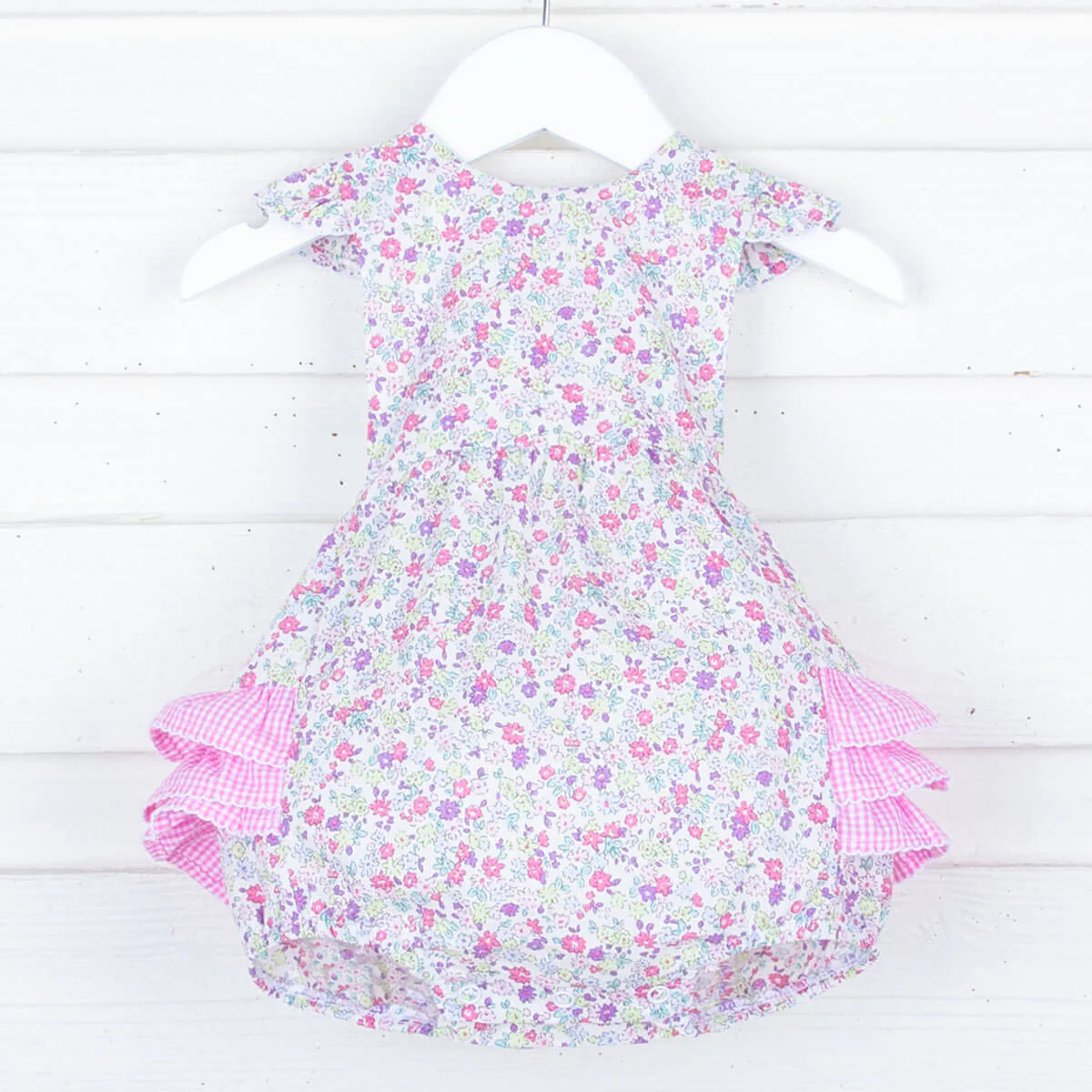 Spring Garden Floral Ruffle Bubble - Image 3