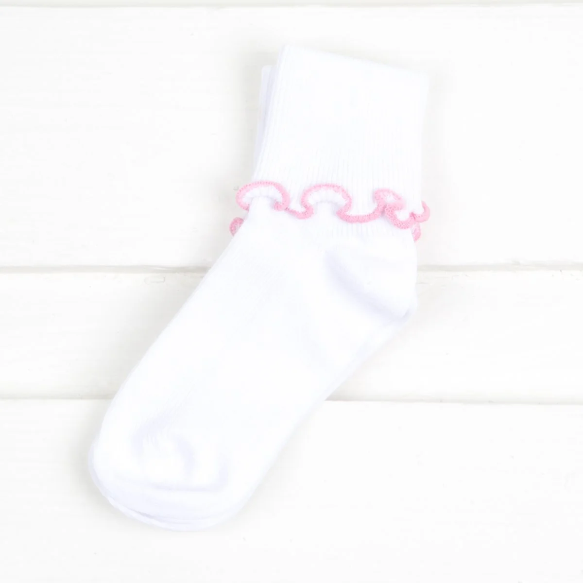 Ripple Edge Smooth Toe Turn Cuff Socks (2 pack) - Image 5