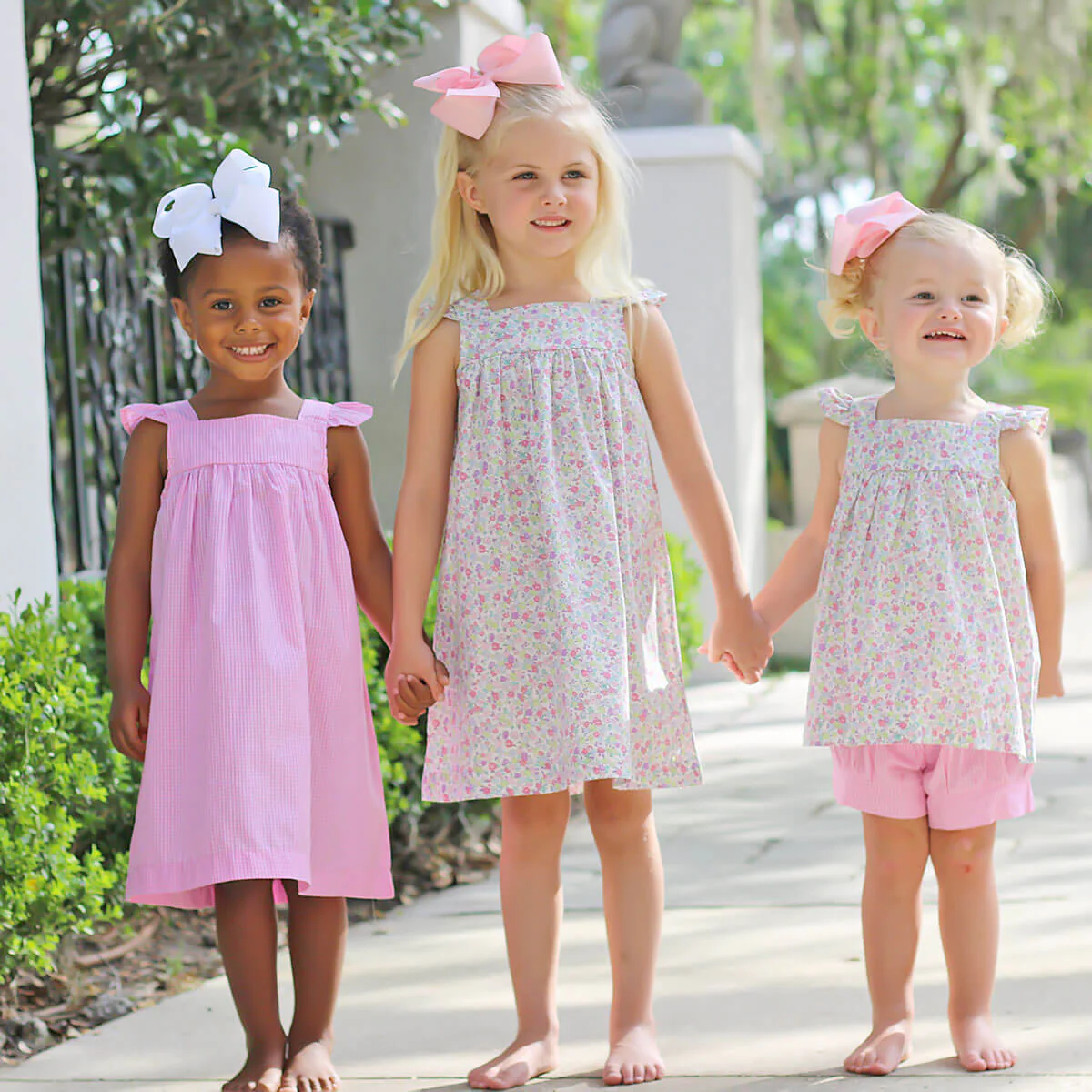 Bubblegum Pink Gingham Amy Dress - Image 3