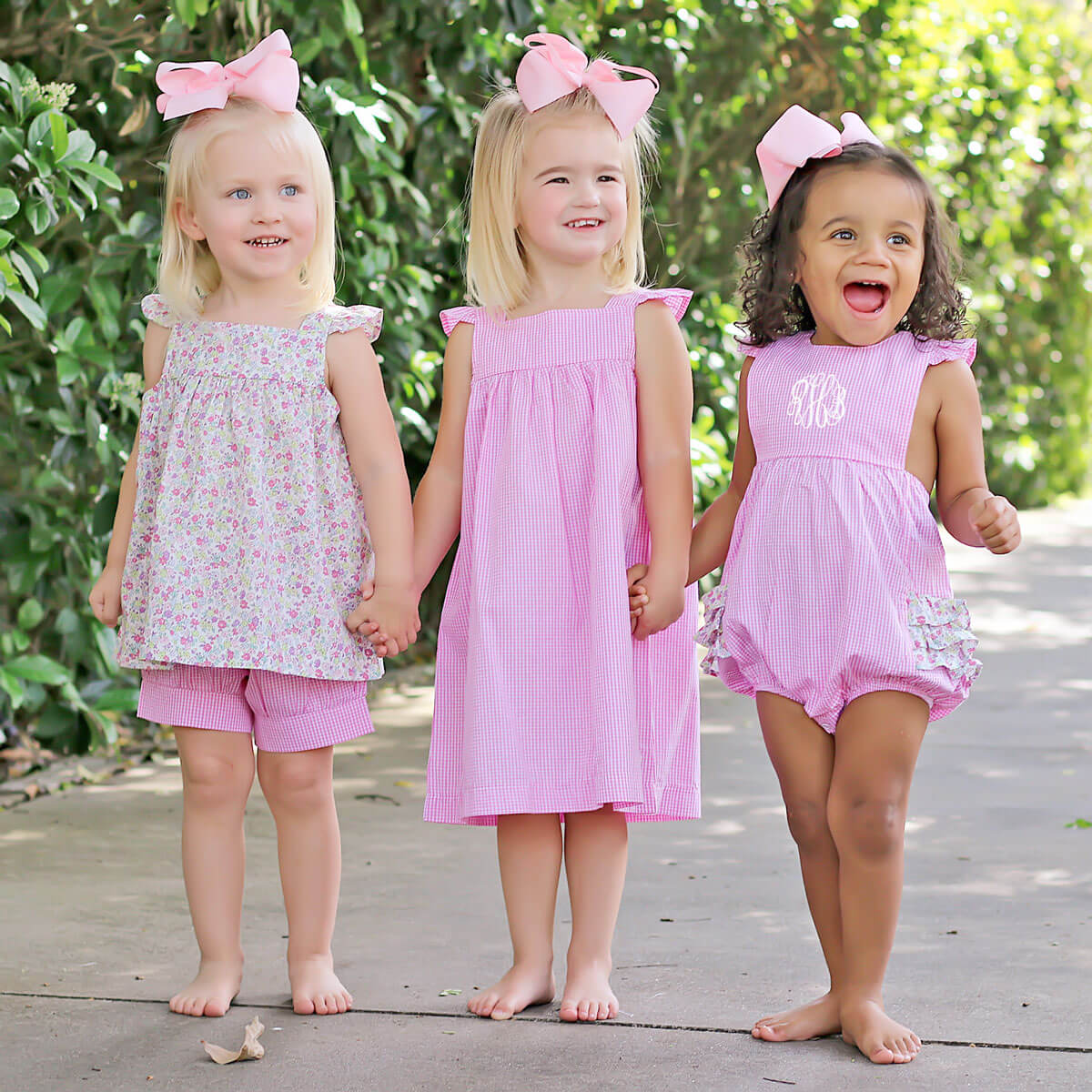 Bubblegum Pink Gingham Amy Dress - Image 5
