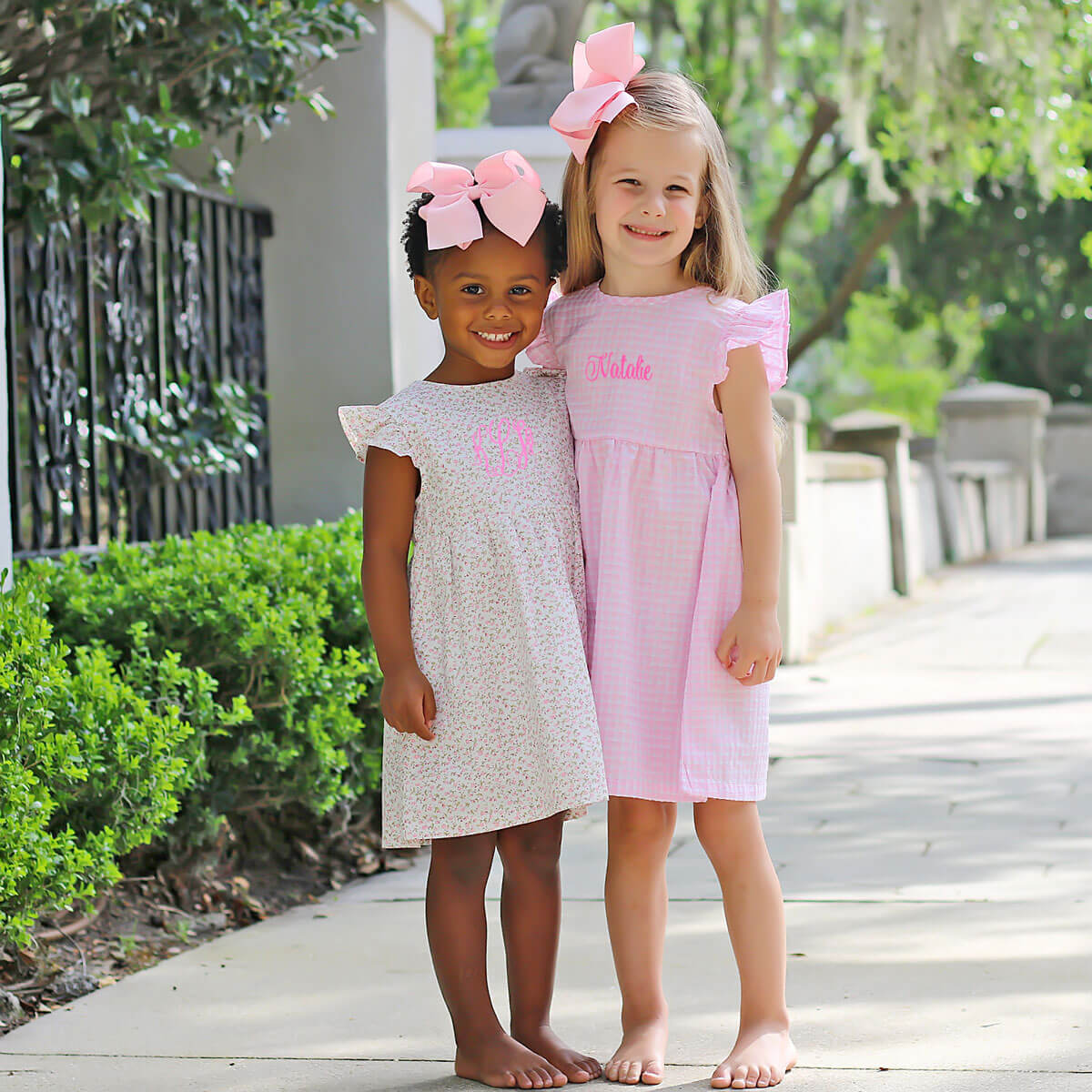 Light Pink Plaid Anna Dress - Image 5